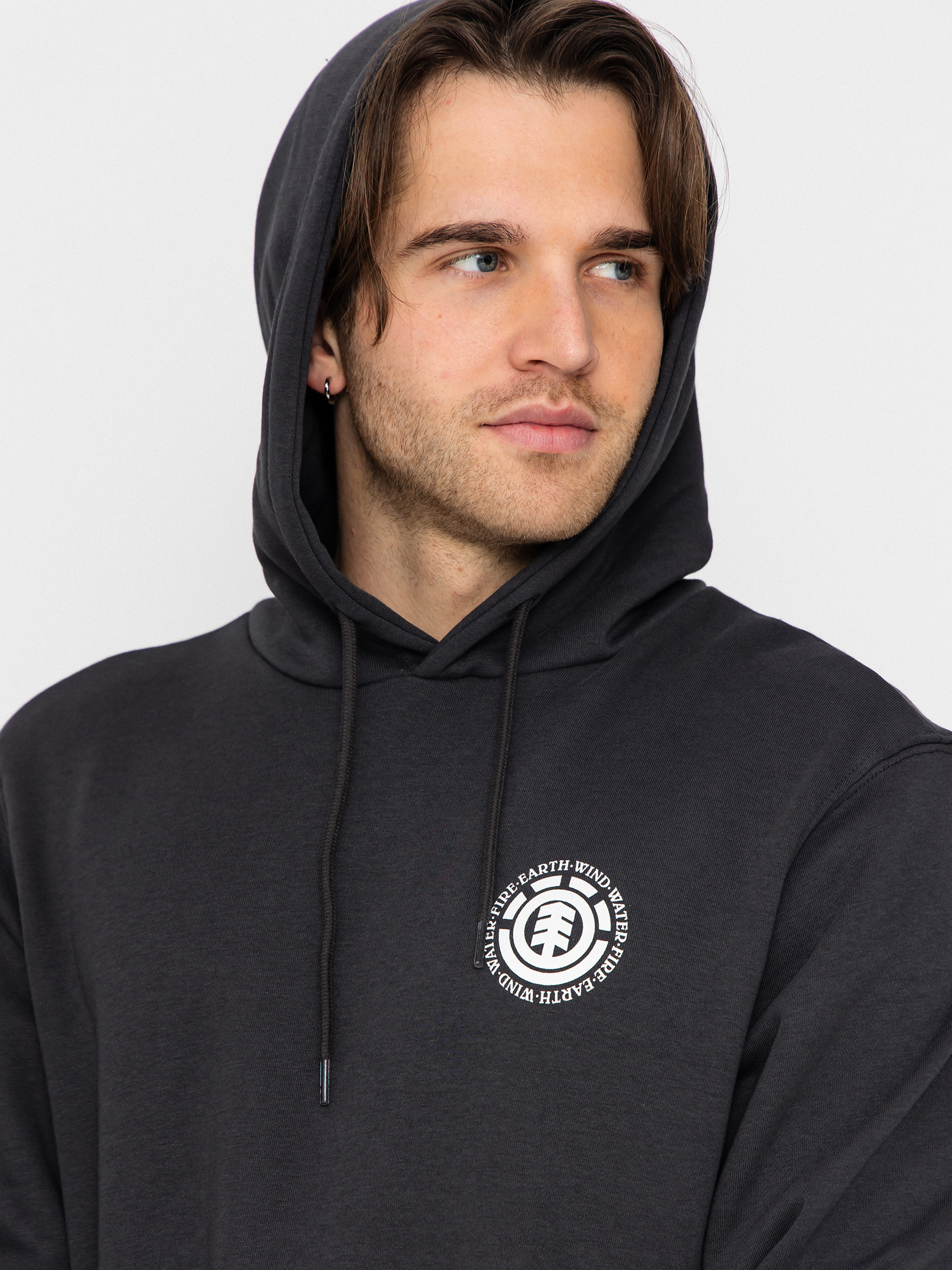 Суитшърт с качулка Element Seal Bp HD (off black)