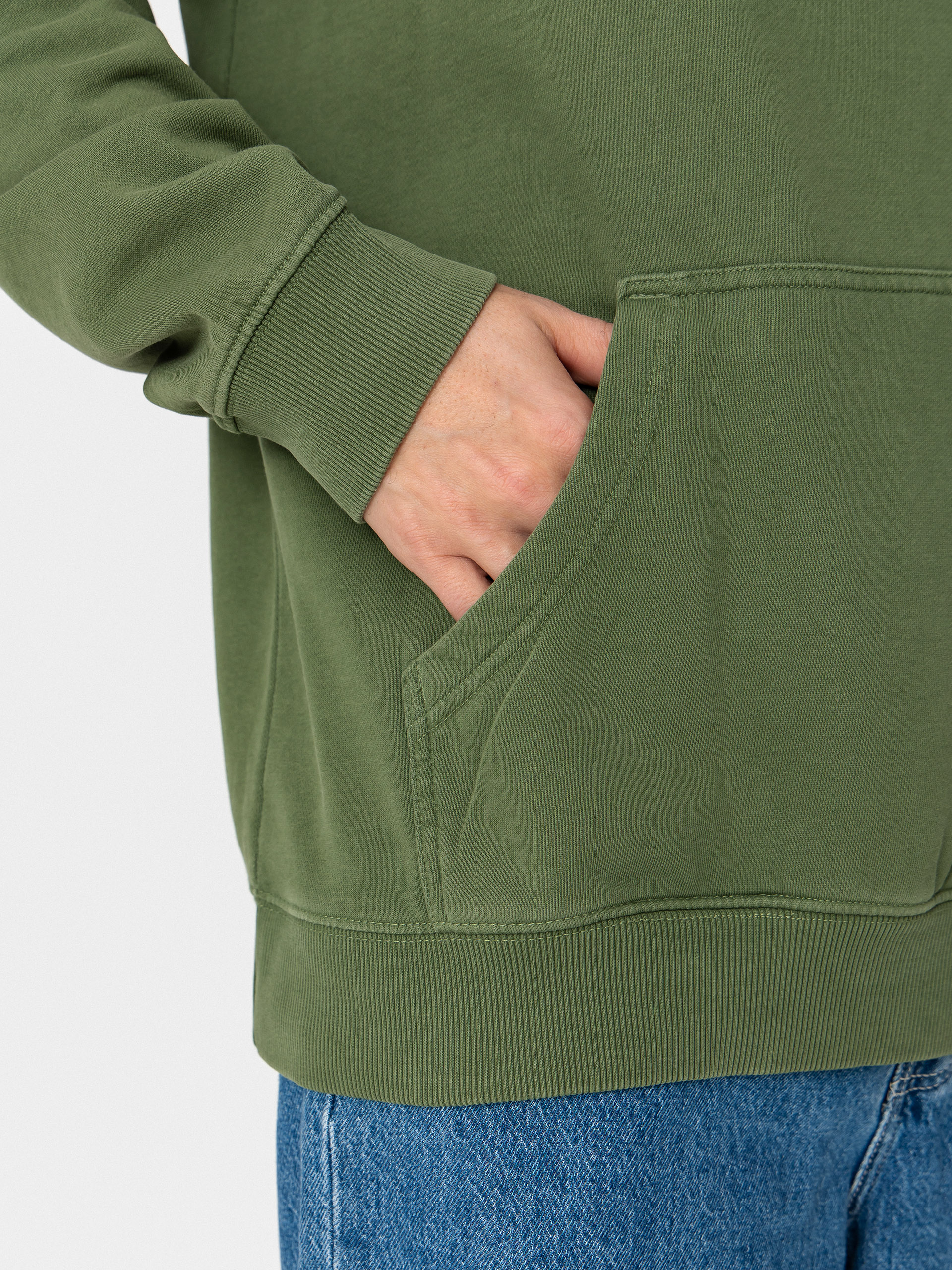 Суитшърт с качулка DC Laugh Stack HD (bronze green)