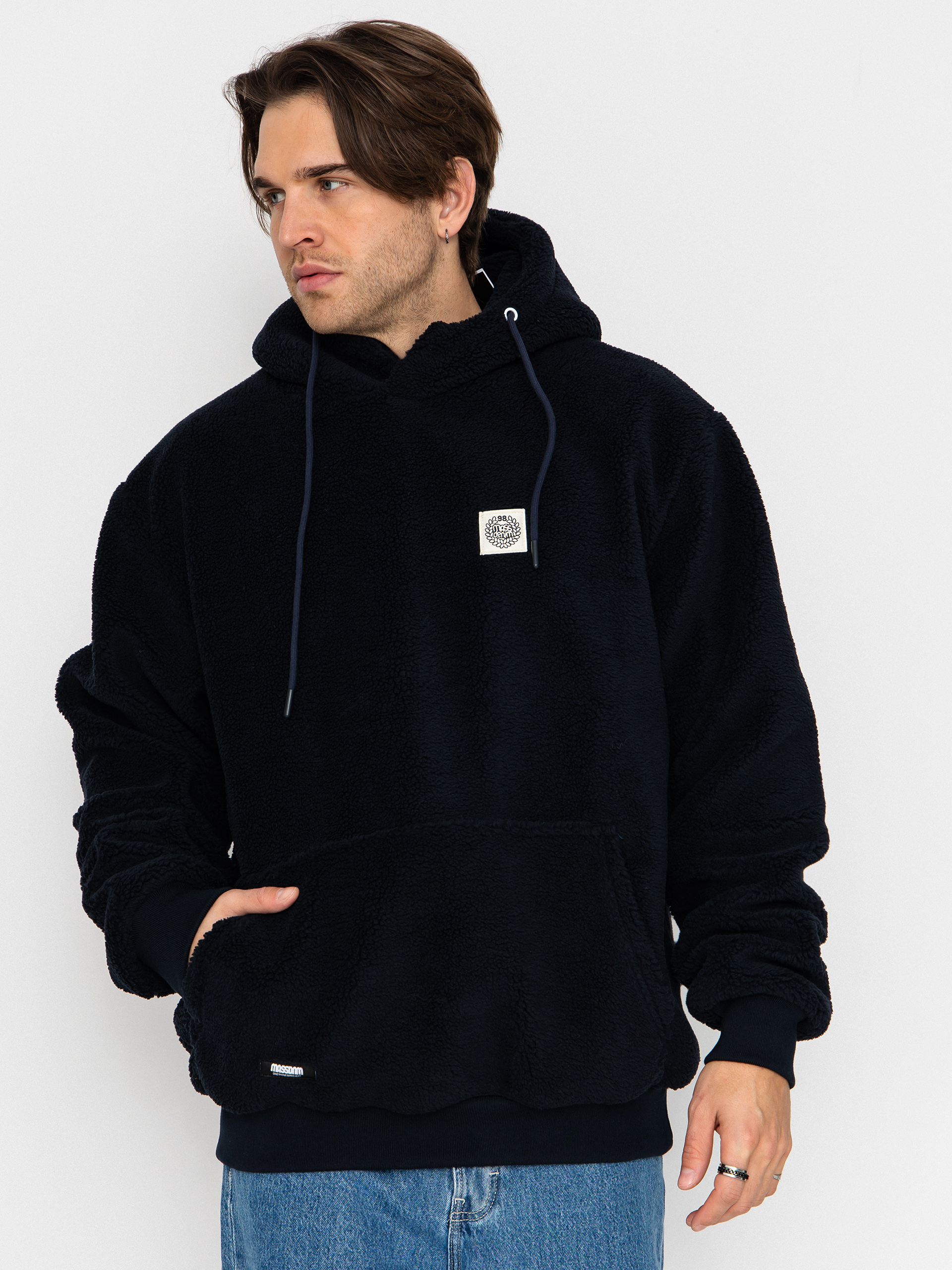 Яке MassDnm Patch Teddy Hoody (navy)