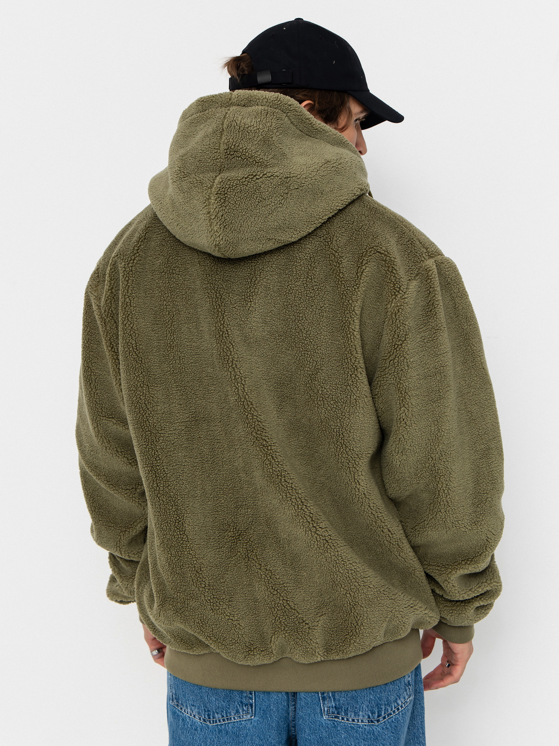 Яке MassDnm Patch Teddy Zip Hoody (olive)