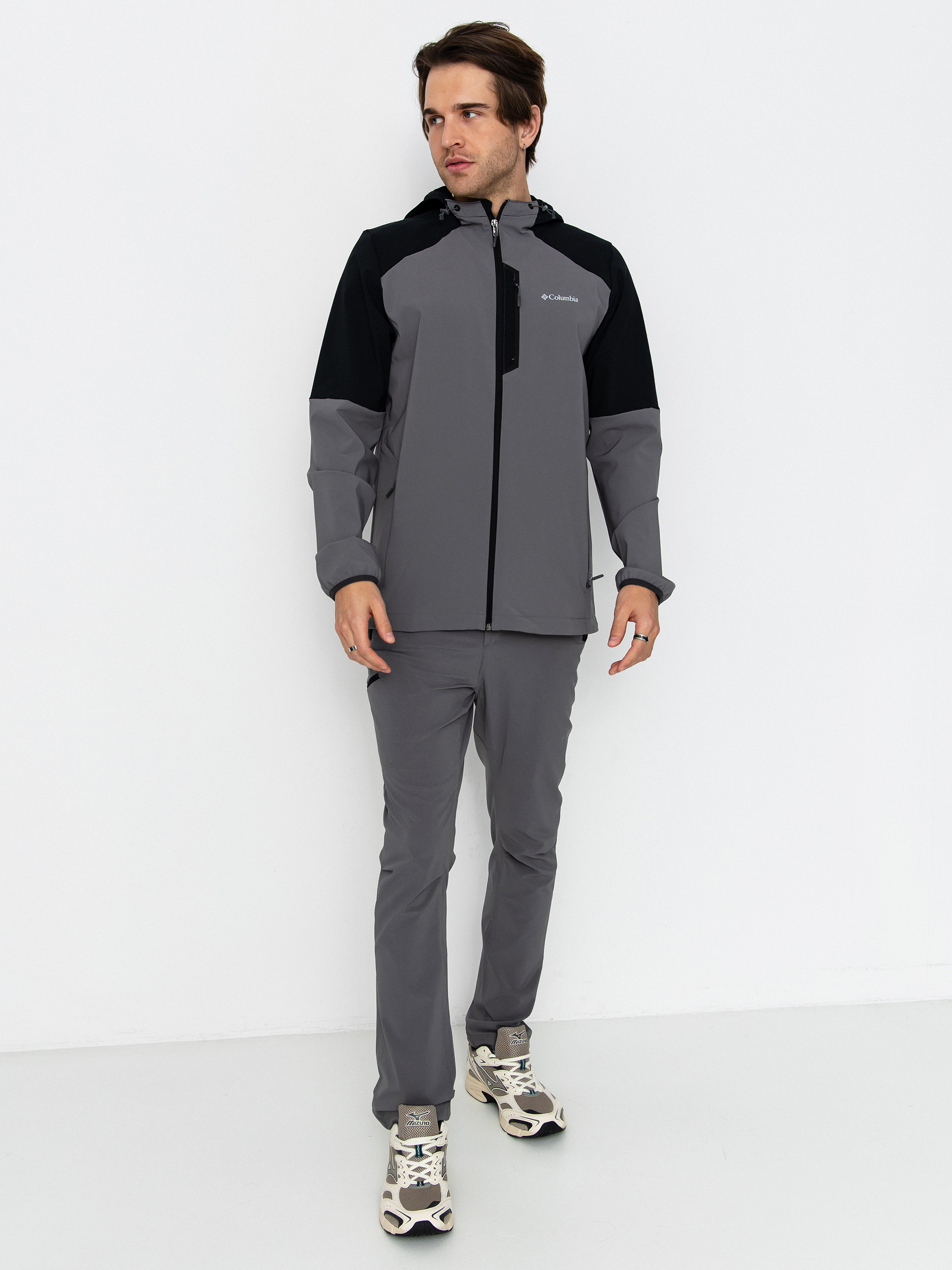 Яке Columbia Tech Softshell HD (city grey/black)