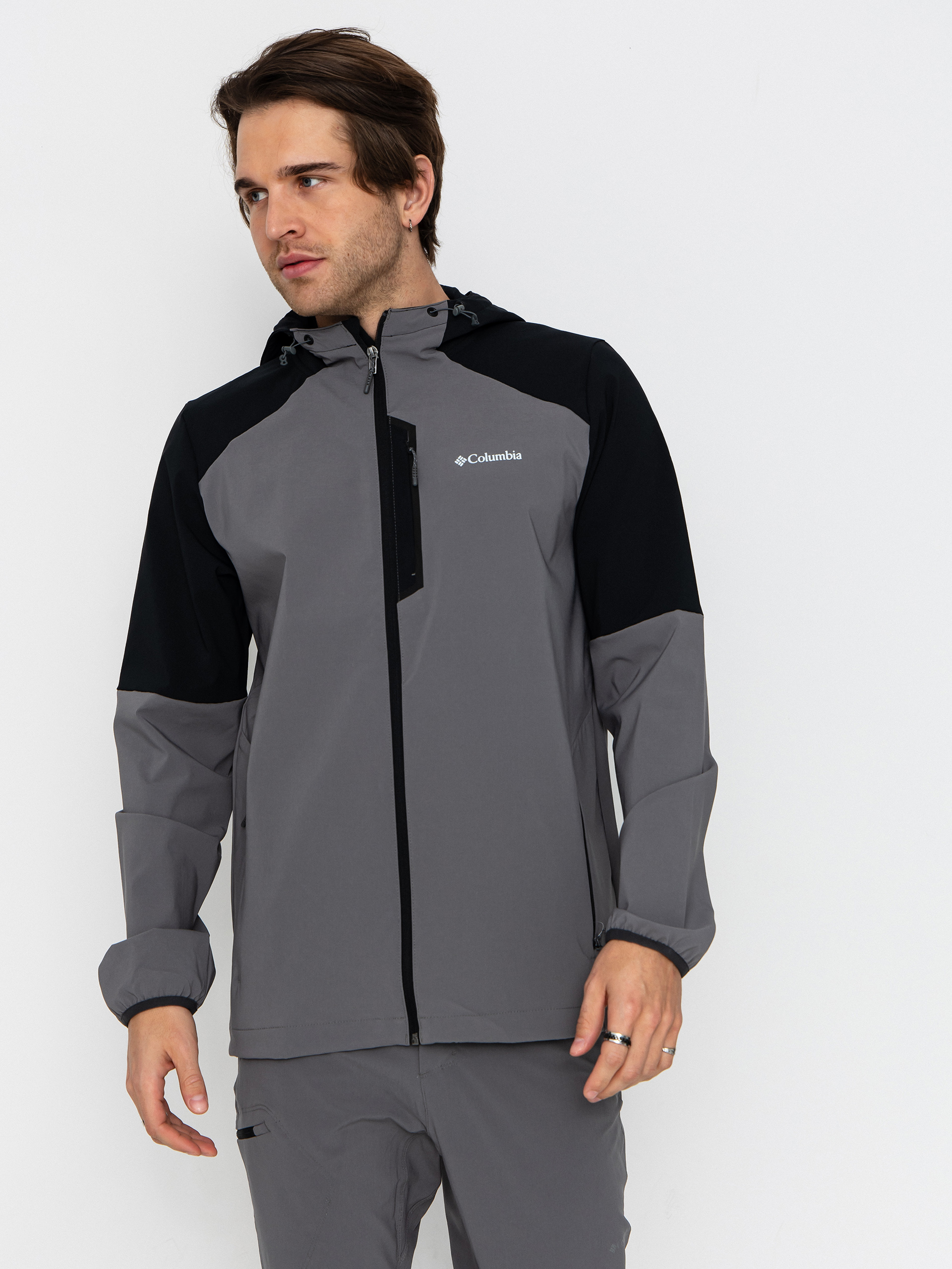 Яке Columbia Tech Softshell HD (city grey/black)