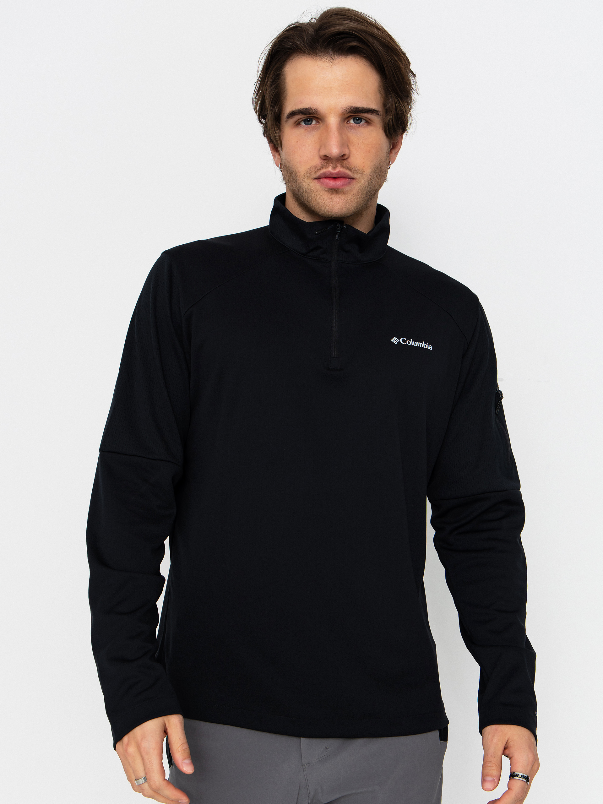 Поларени суитшърт Columbia Tech Knit 1/4 Zip