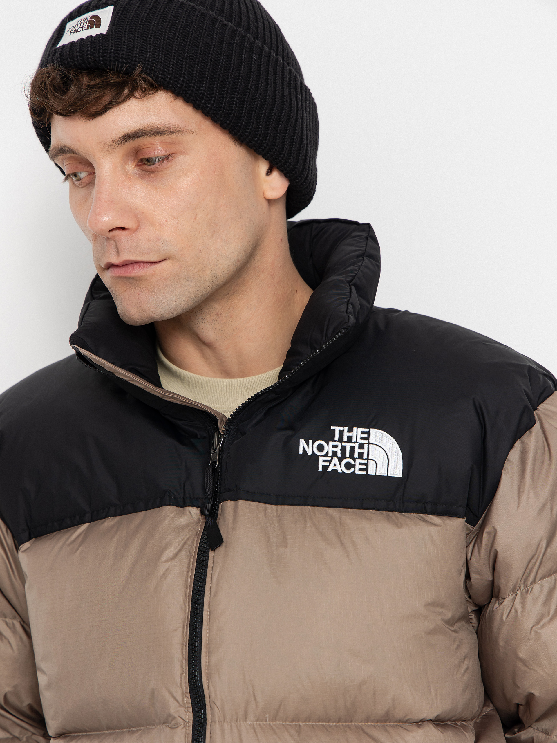 Яке The North Face 1996 Retro Nuptse (mocha brown/tnf black)