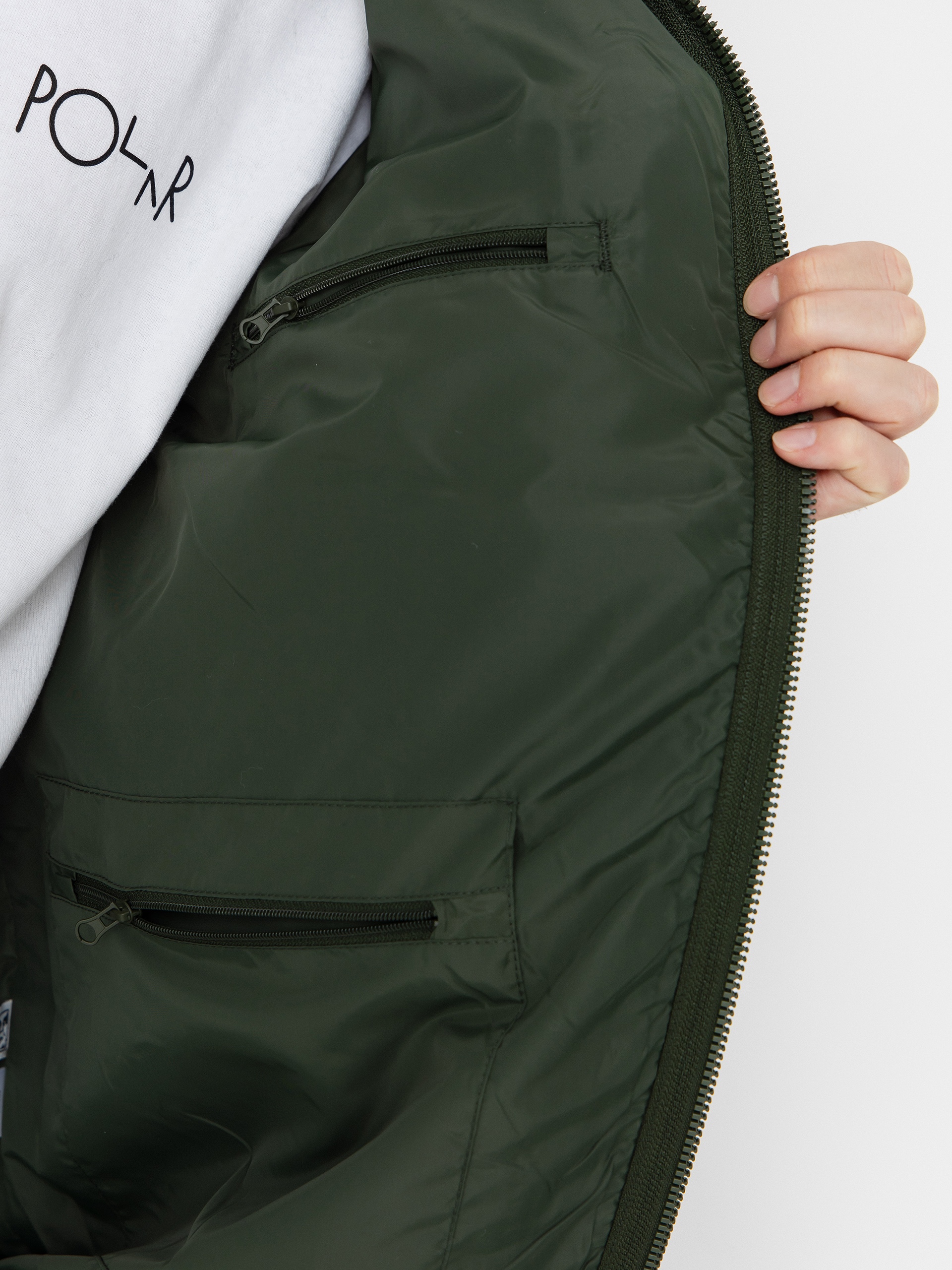 Мъжки Поларени суитшърт OBEY Obey Shaggy Sherpa (kombu green multi)