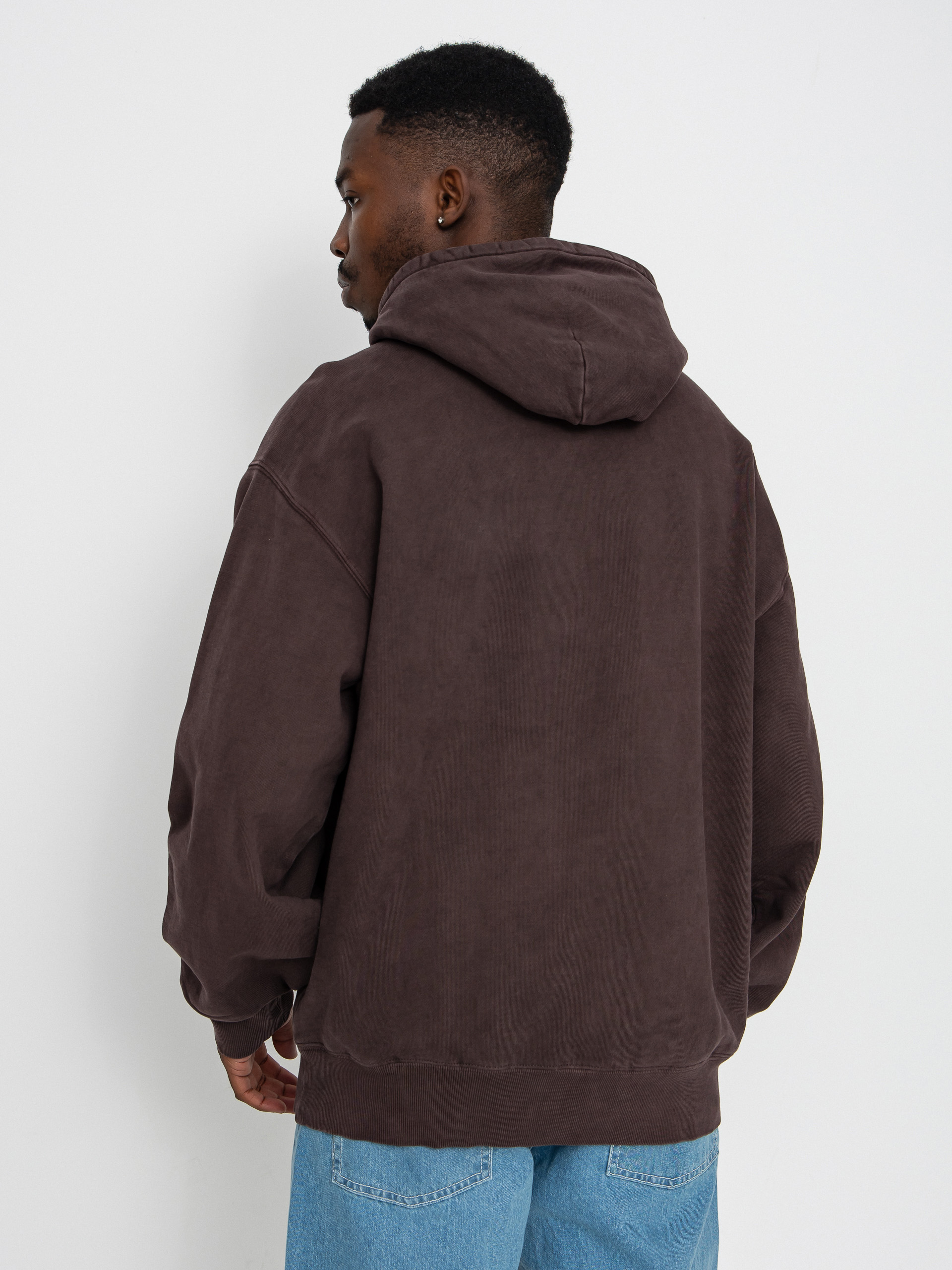 Суитшърт с качулка Carhartt WIP Vista HD (palisander/garment dyed)
