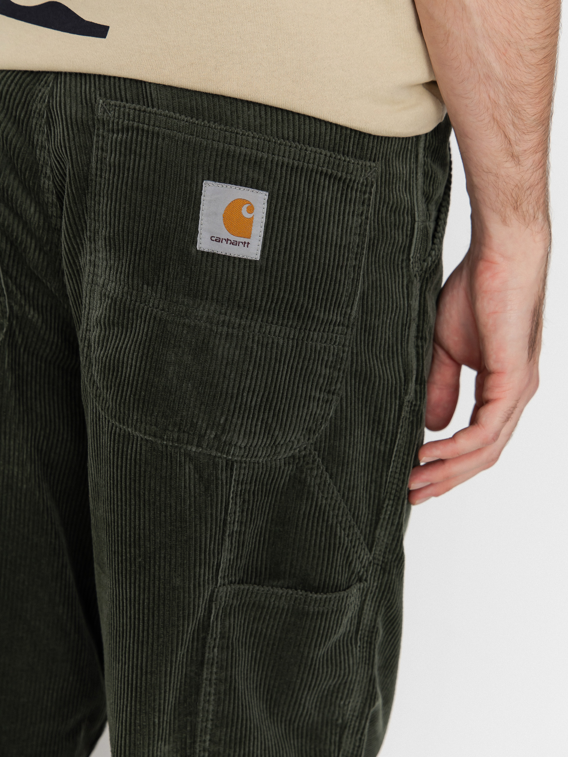 Панталони Carhartt WIP Single Knee (opuntia/rinsed)