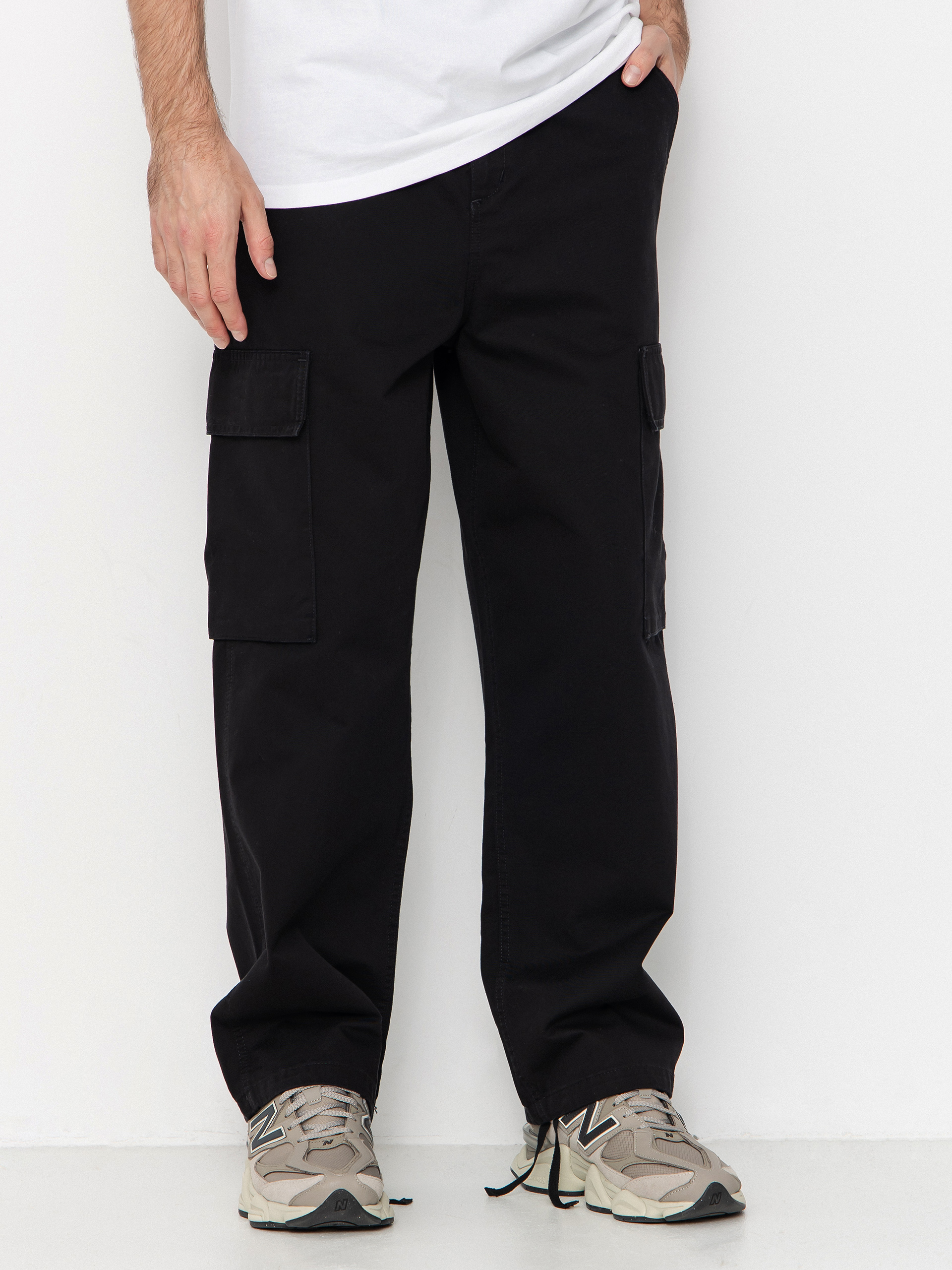 Панталони Carhartt WIP Kade Cargo (black/stone washed)