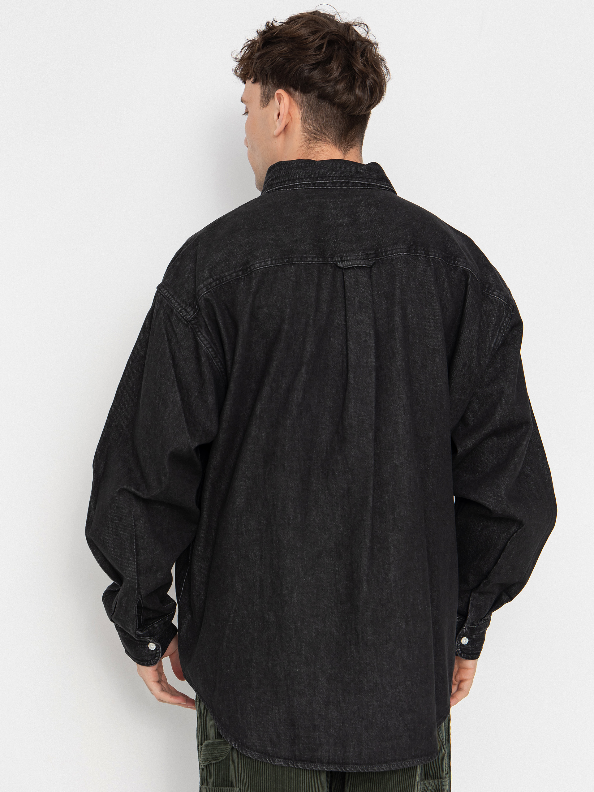 Риза Carhartt WIP Lucas (black/stone washed)