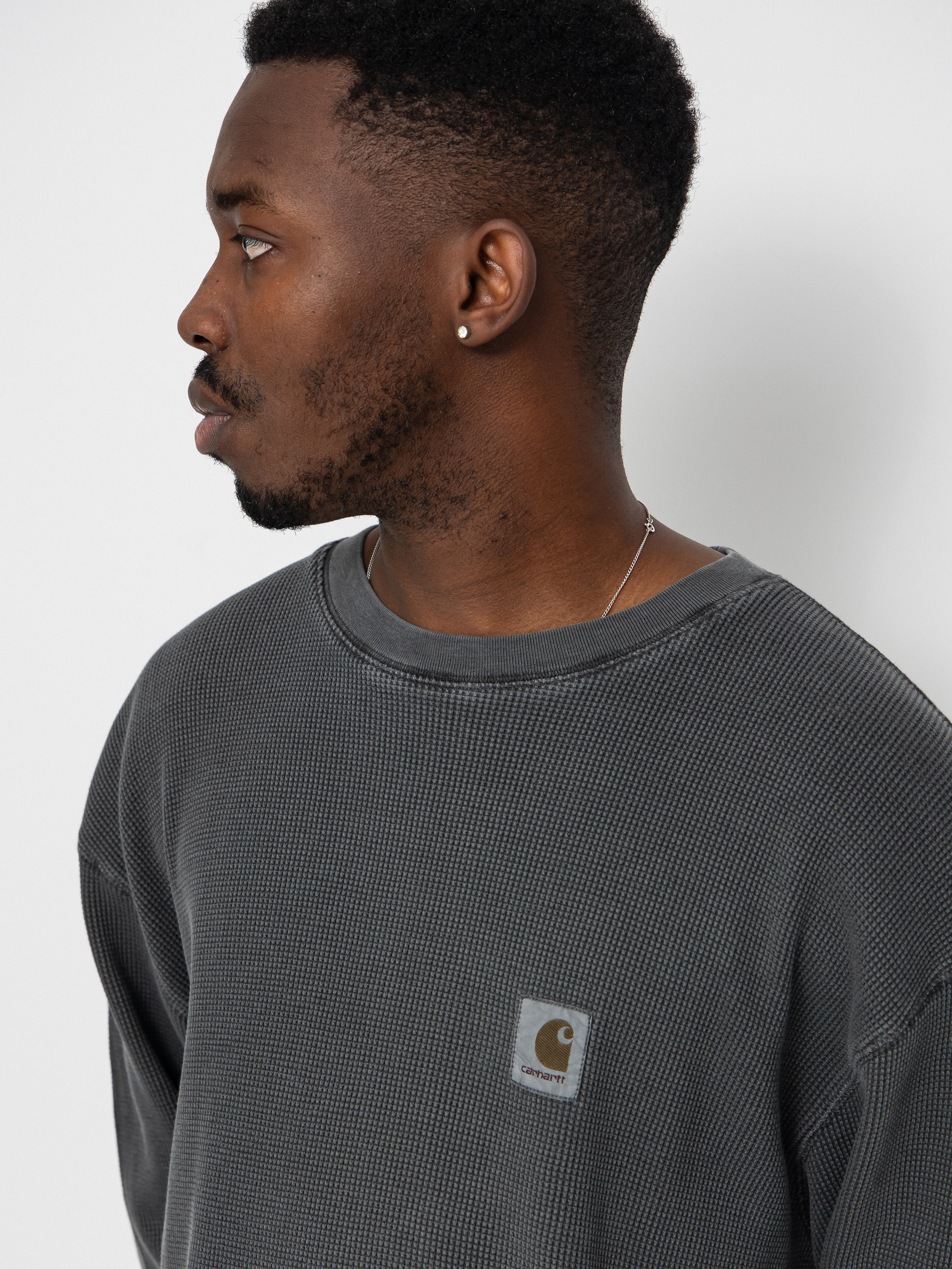 Блуза Carhartt WIP Vista Waffle (black/garment dyed)