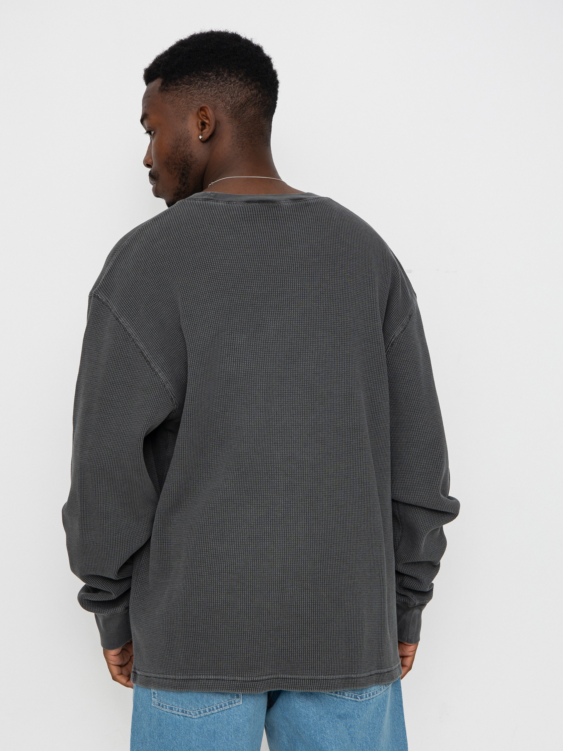 Блуза Carhartt WIP Vista Waffle (black/garment dyed)
