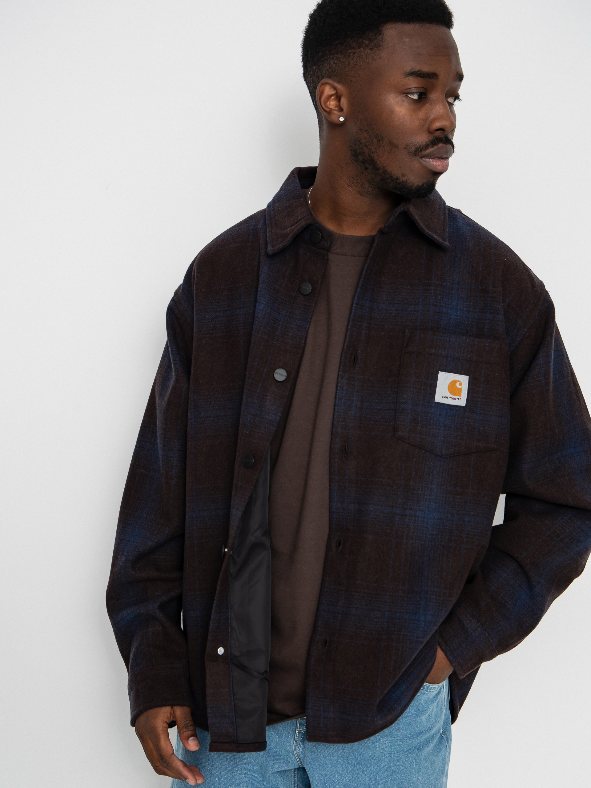 Яке Carhartt WIP Brennan (brennan check/palisander/jupiter)