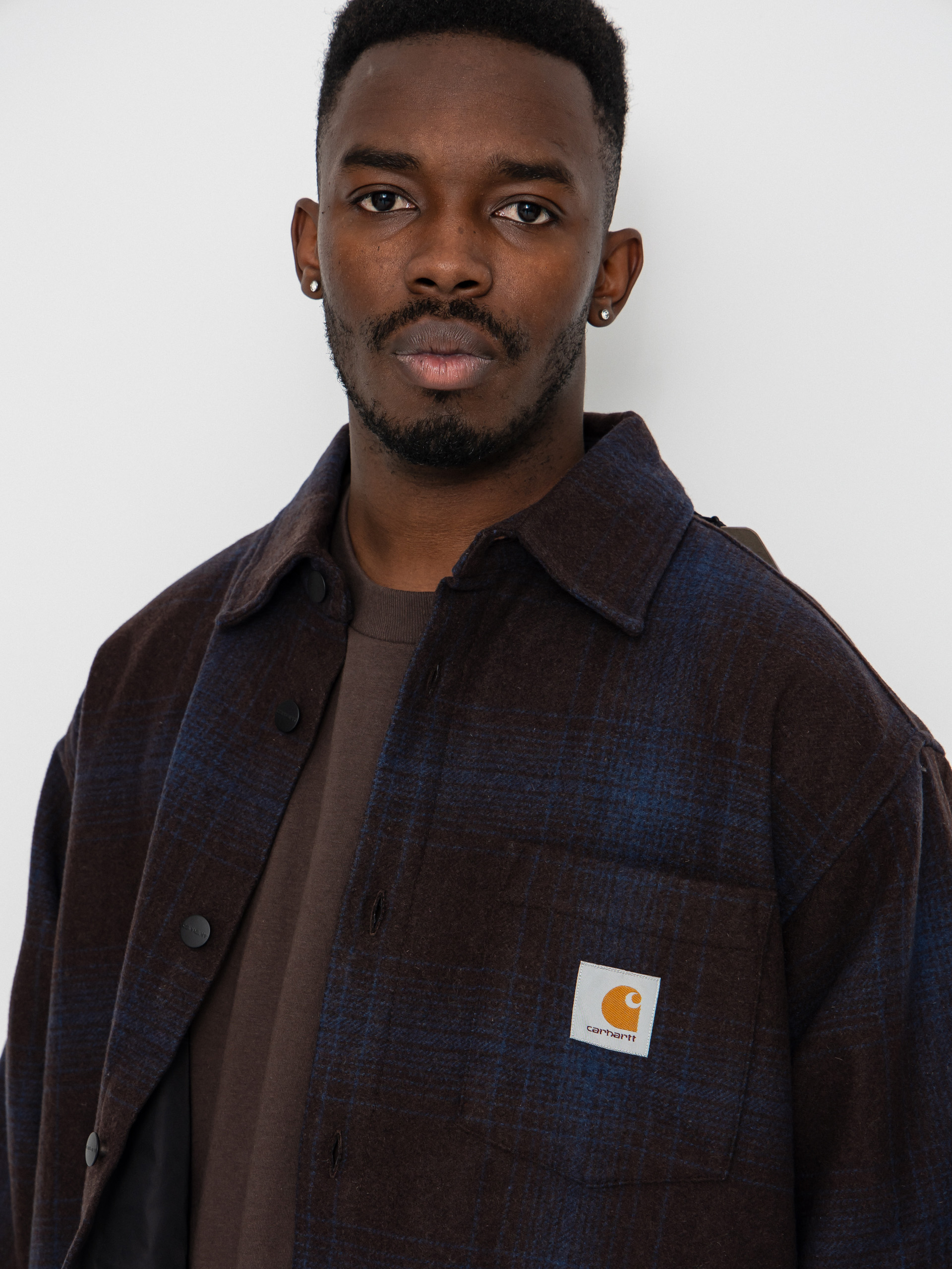 Яке Carhartt WIP Brennan (brennan check/palisander/jupiter)