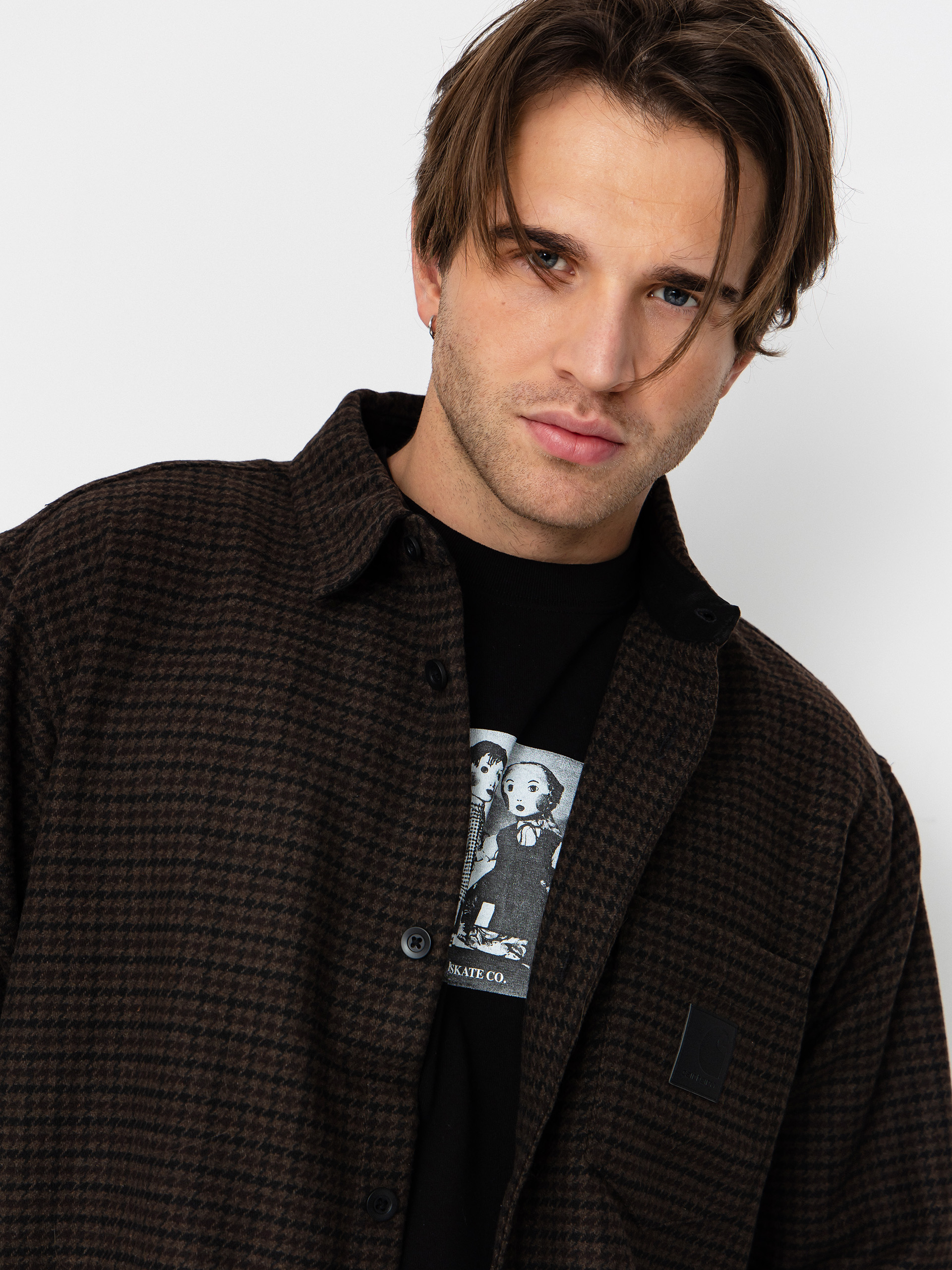 Риза Carhartt WIP Lowis (lowis houndstooth/vitola heather)