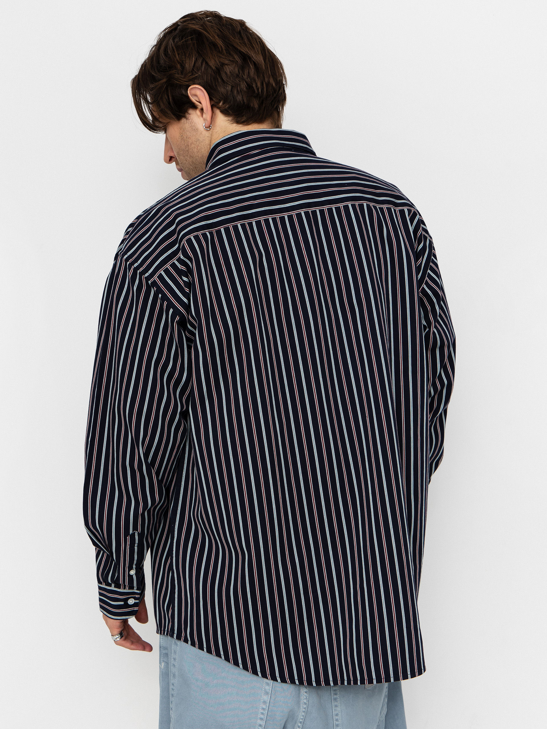 Риза Carhartt WIP Palance (palance stripe/dark navy)