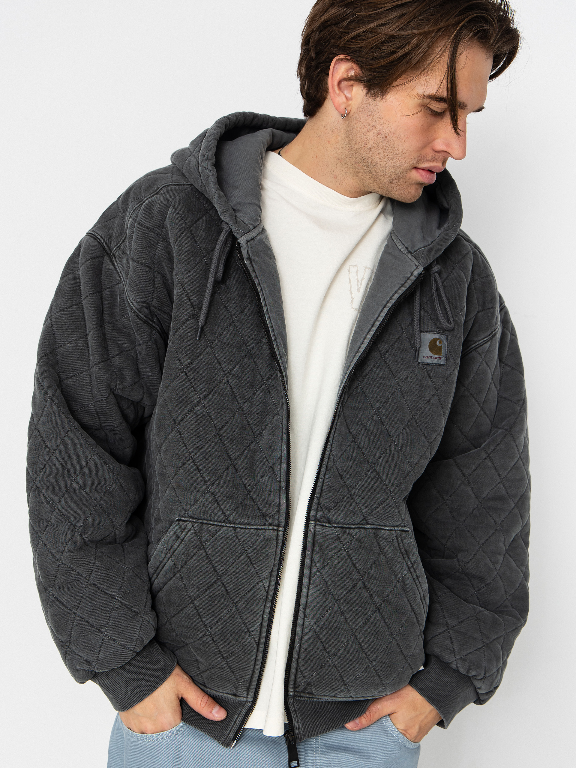 Яке Carhartt WIP Vista Quilted ZHD (black/garment dyed)