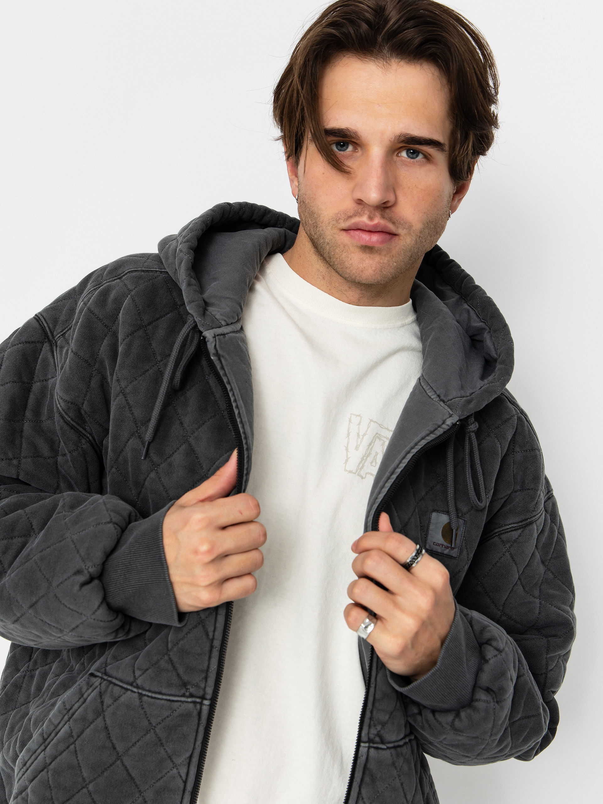 Яке Carhartt WIP Vista Quilted ZHD (black/garment dyed)