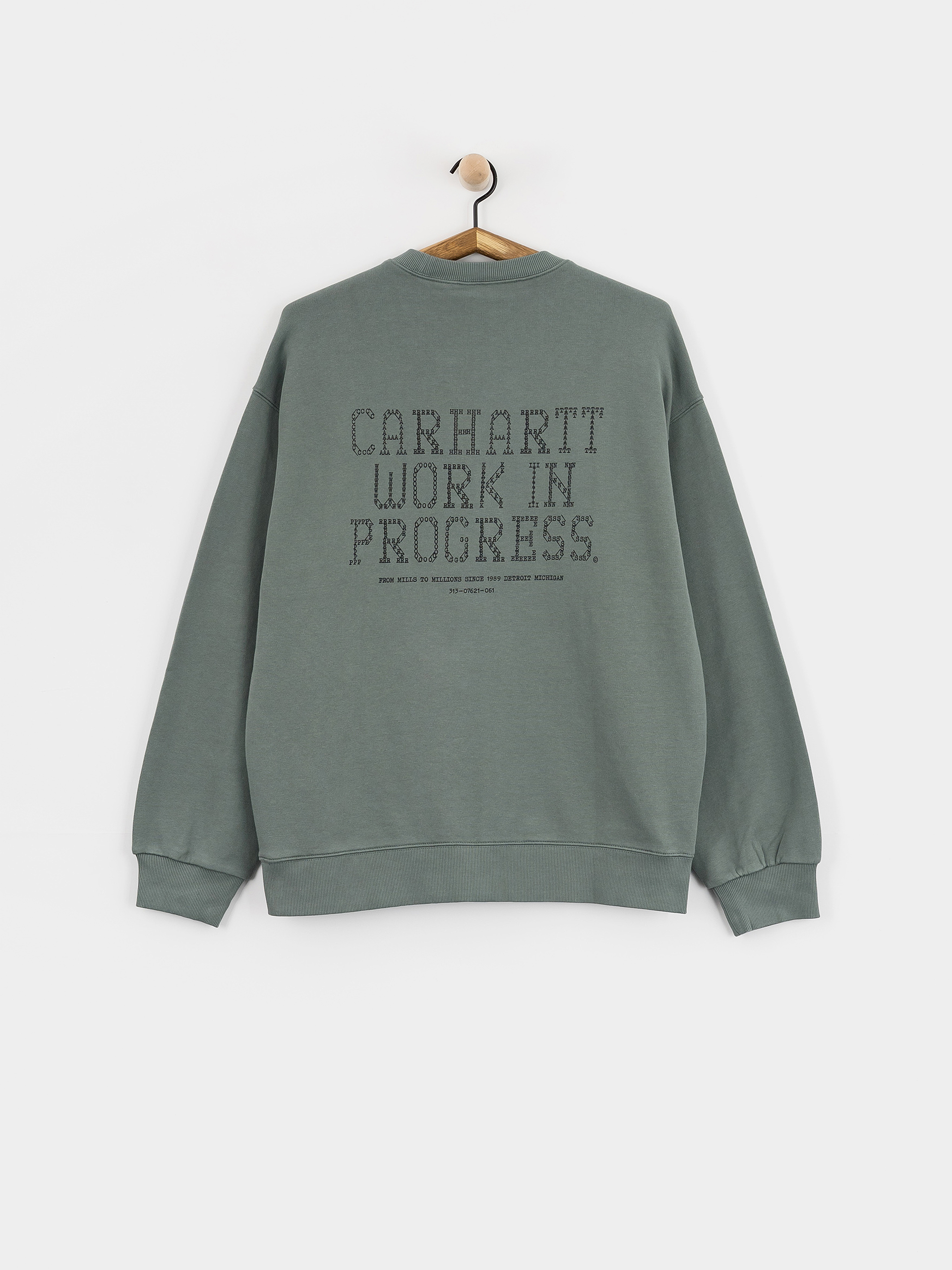 Суитшърт Carhartt WIP Punched (velvet green)