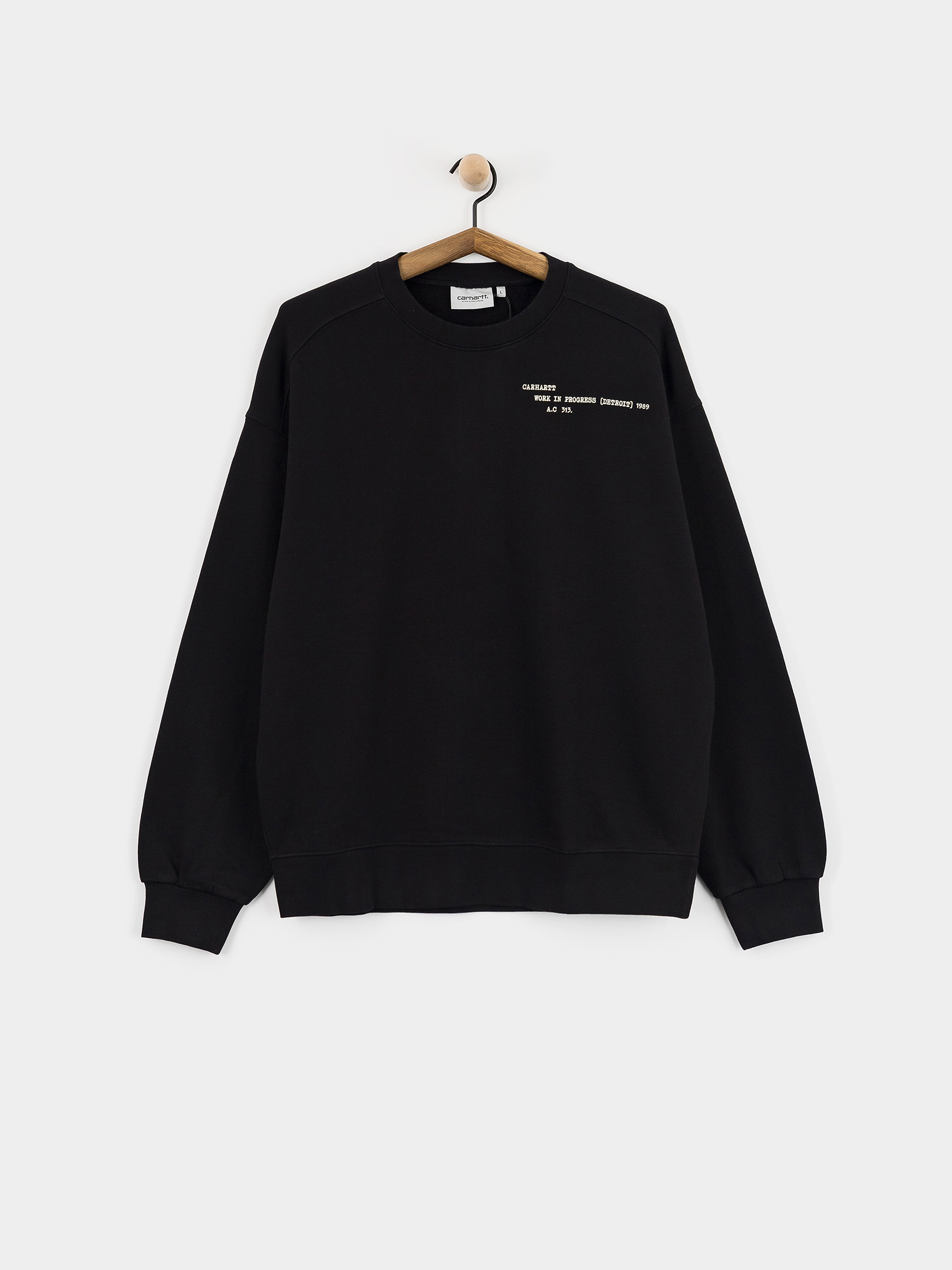 Суитшърт Carhartt WIP Punched (black)