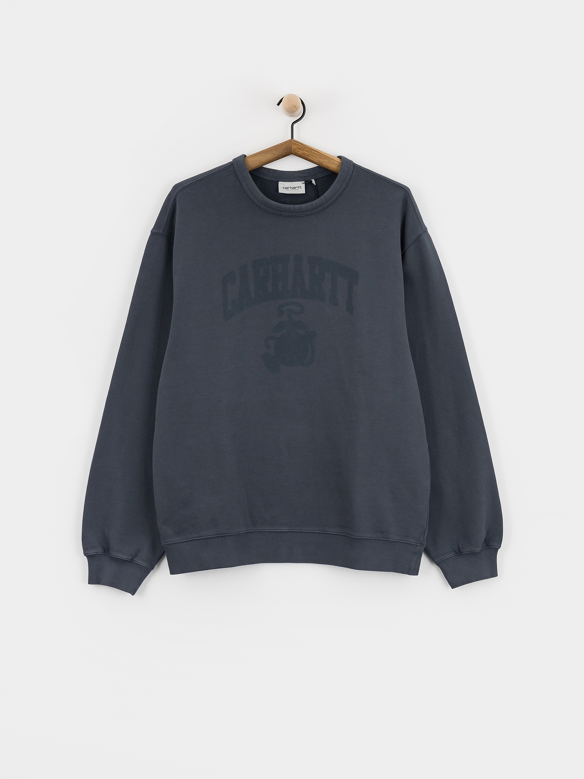 Суитшърт Carhartt WIP Faded Pond Corps (deep night)