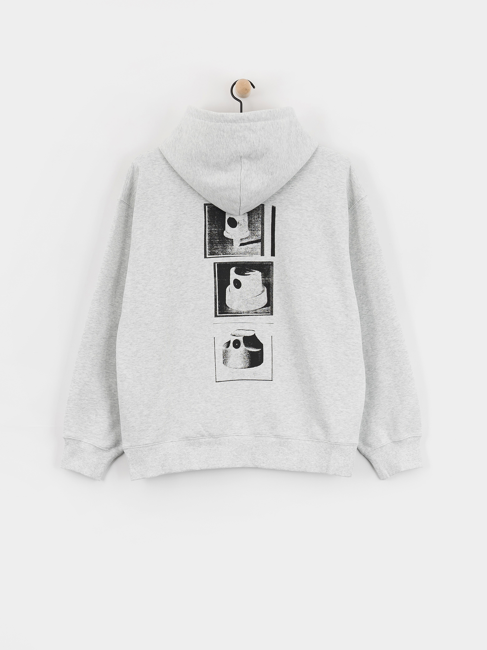 Суитшърт с качулка Carhartt WIP Caps HD (ash heather)