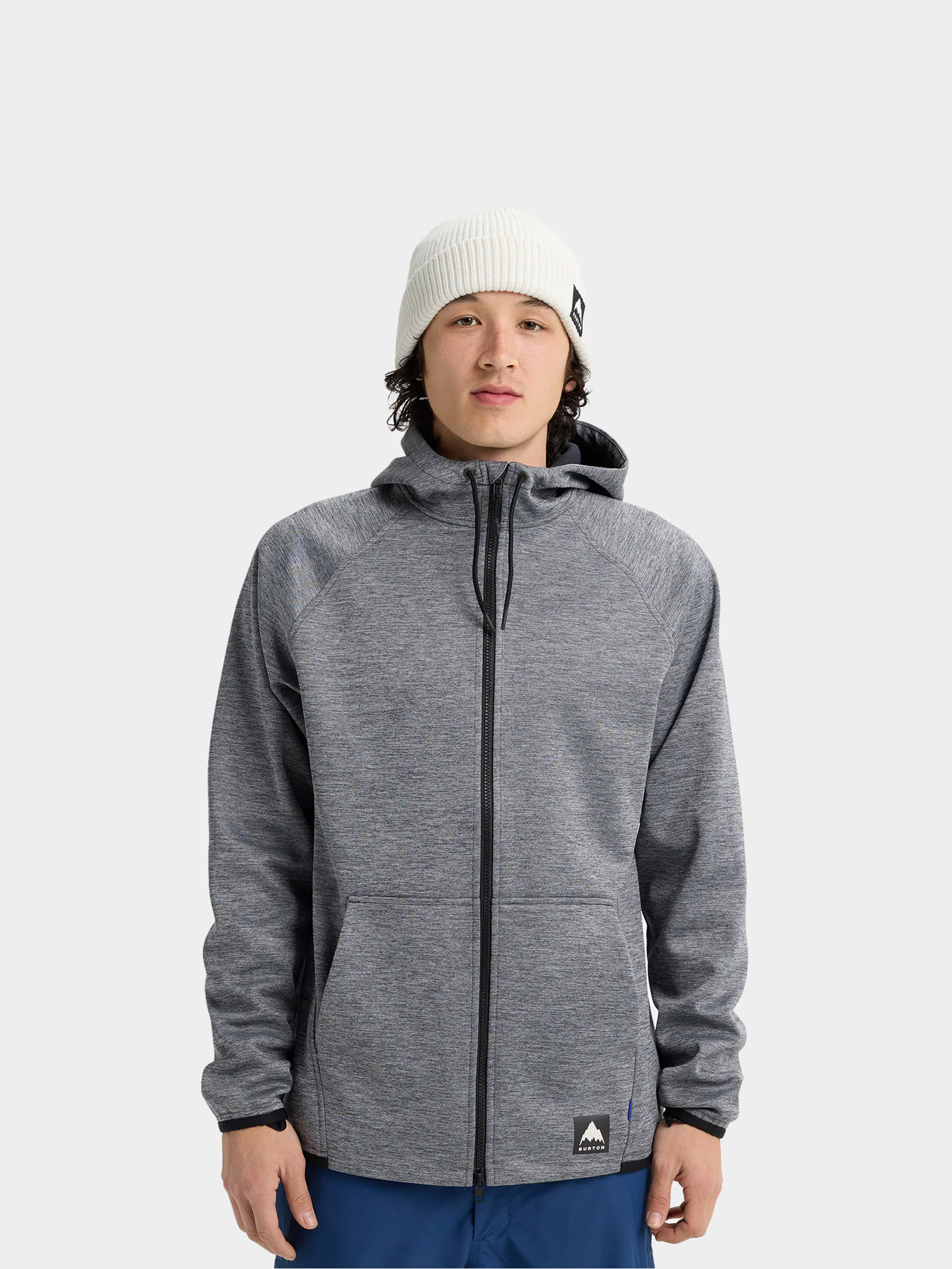 Мъжки Термо суитшърт Burton Crown ZHD (true black heather)