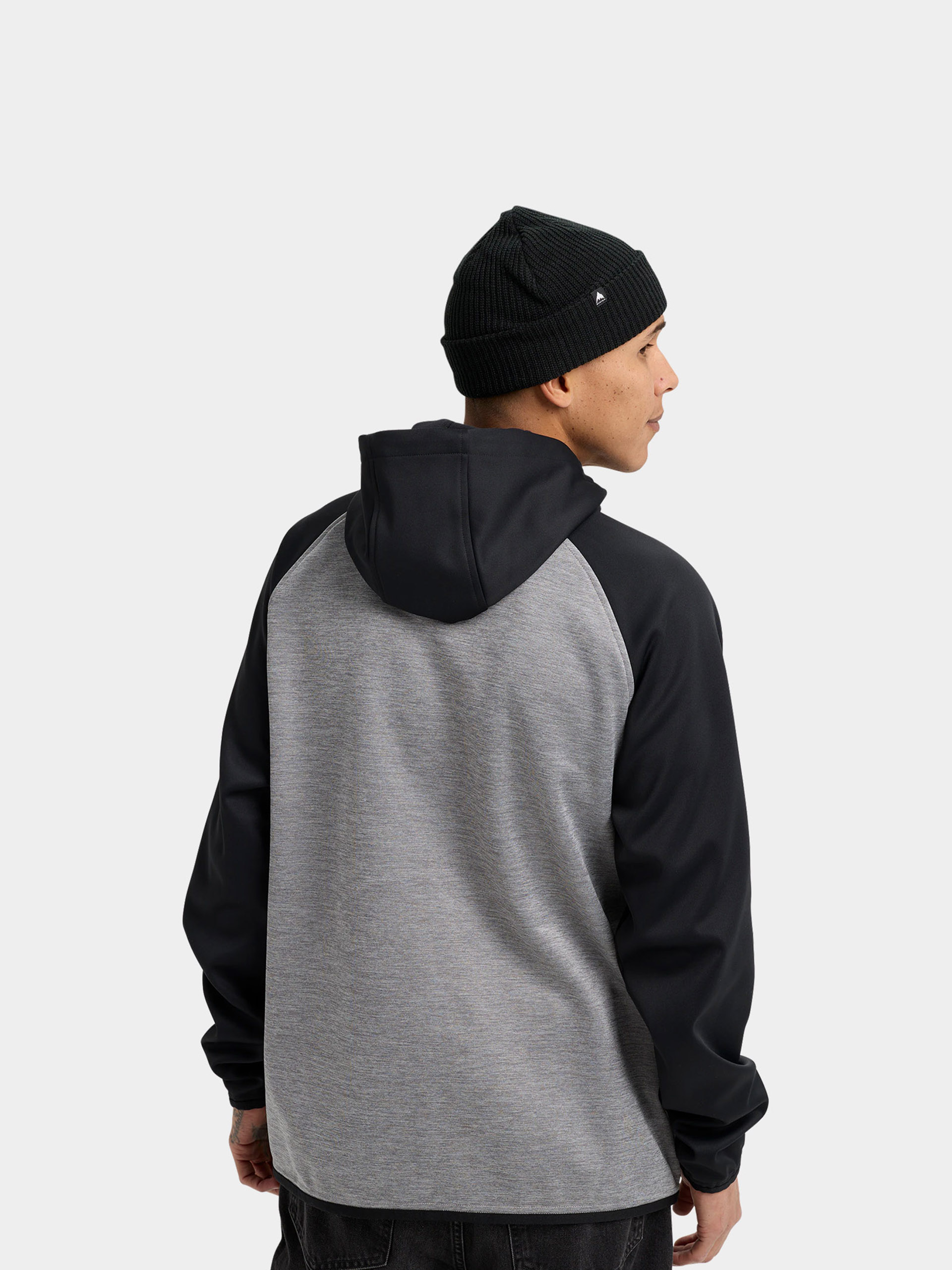 Мъжки Термо суитшърт Burton Crown ZHD (gray heather/true black)
