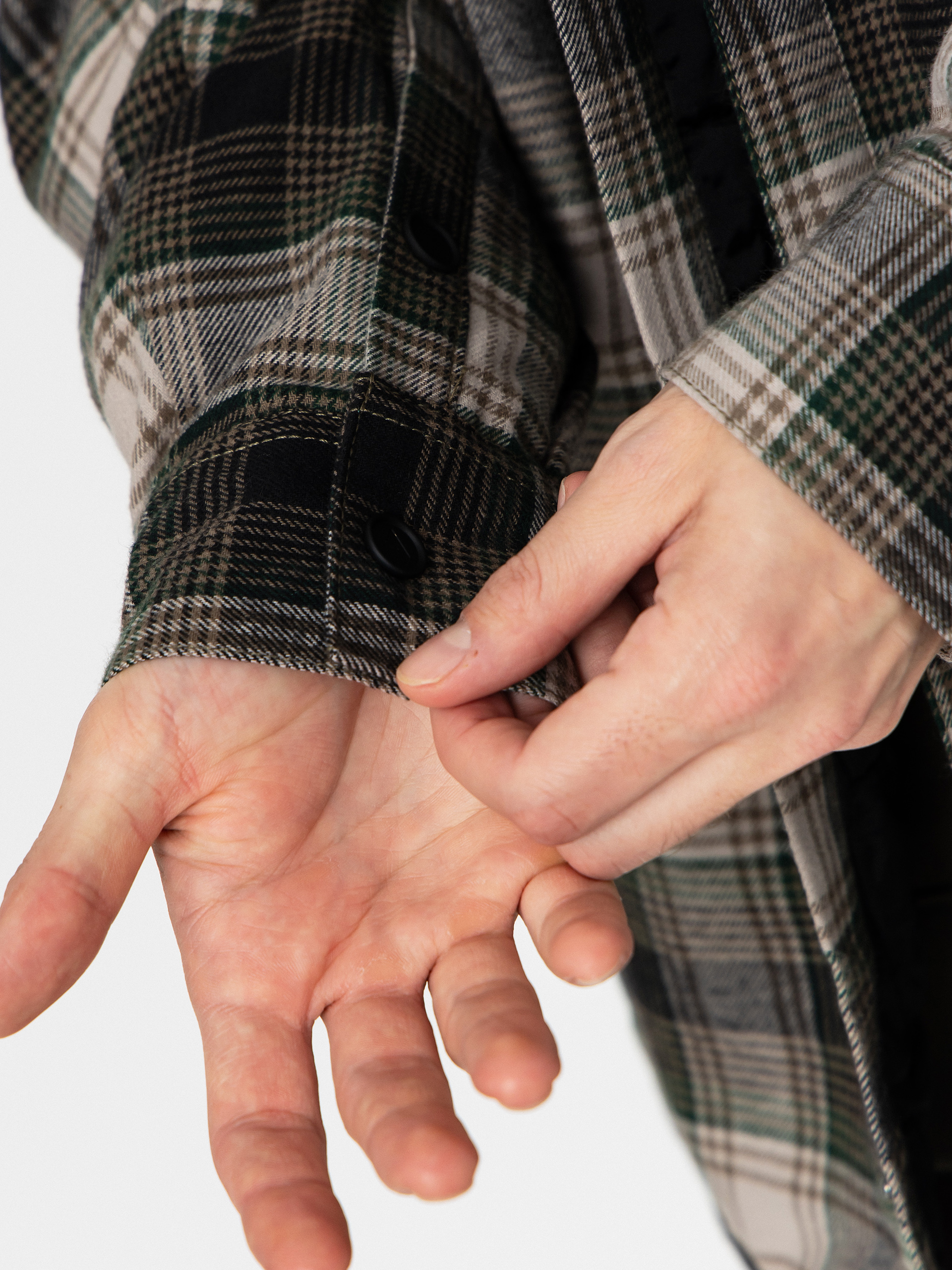 Яке Volcom Kenson Ins Flannel (black green)