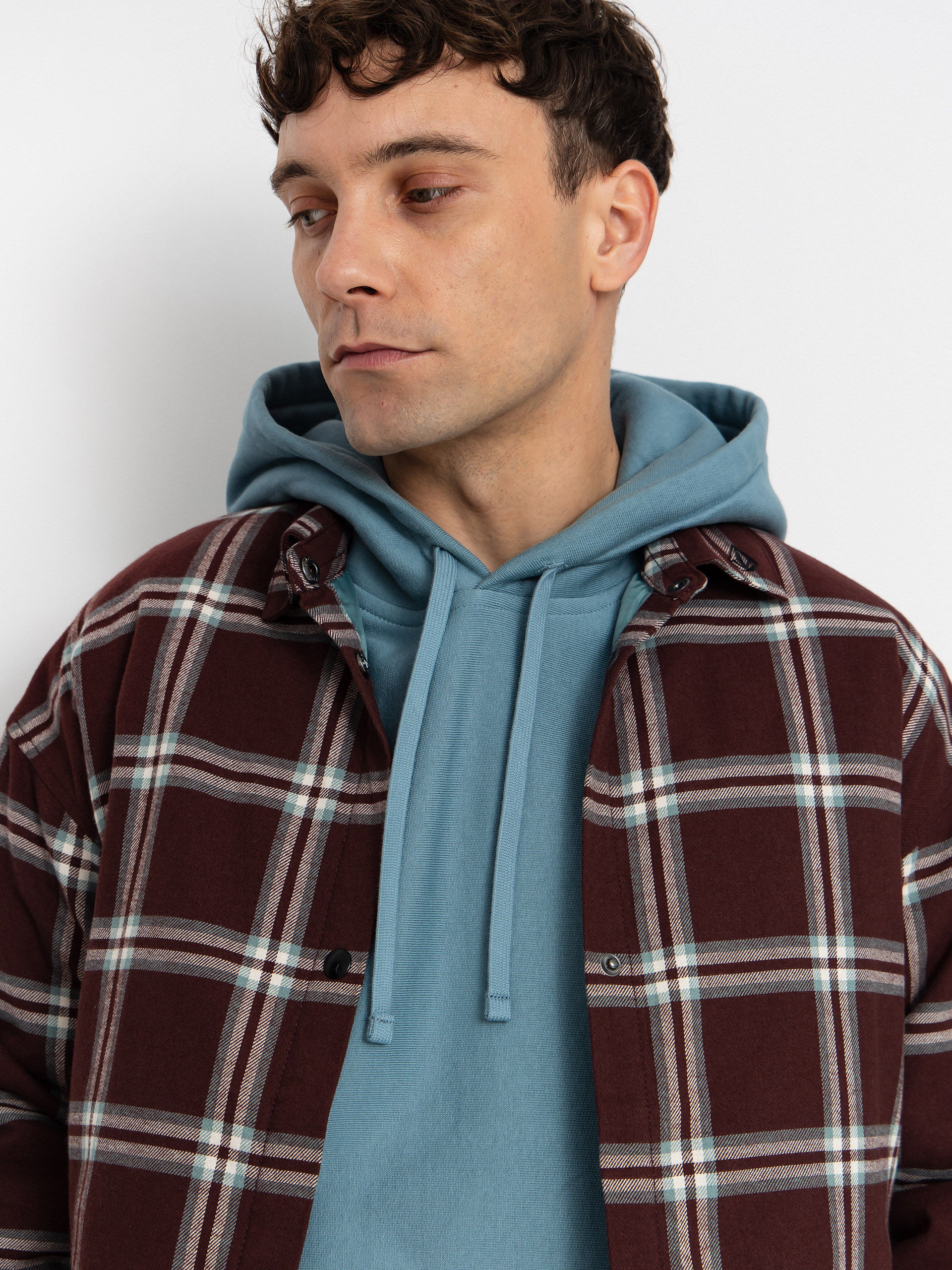 Дамска Яке Volcom Ins Riding Flannel (oxblood)