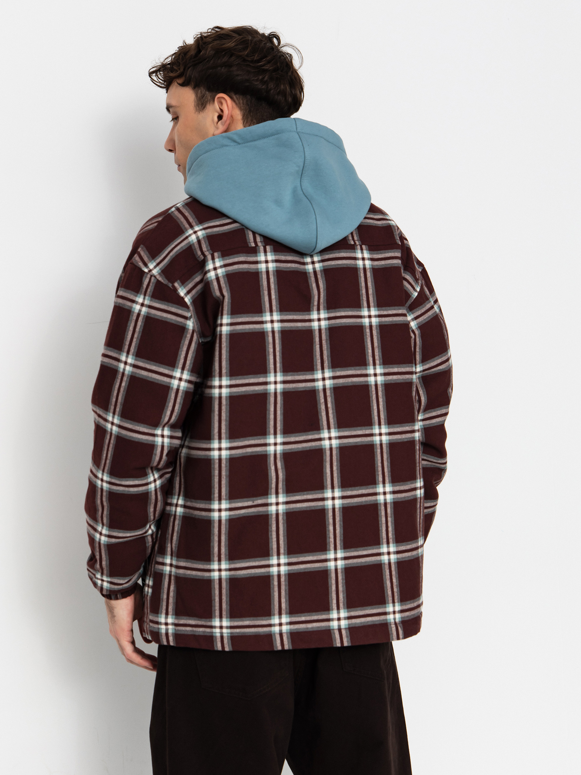 Дамска Яке Volcom Ins Riding Flannel (oxblood)