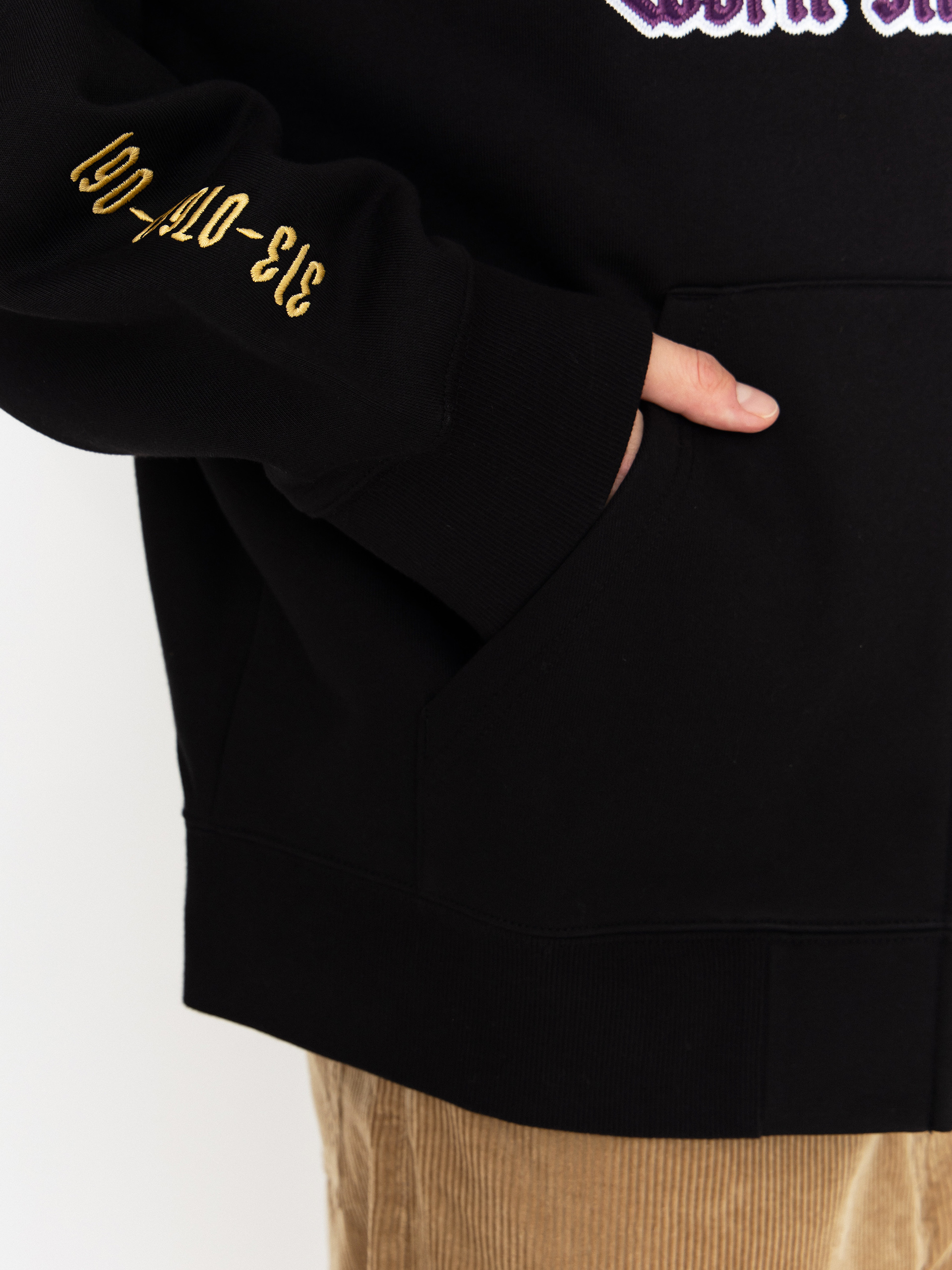 Суитшърт с качулка Carhartt WIP Dual ZHD (black)