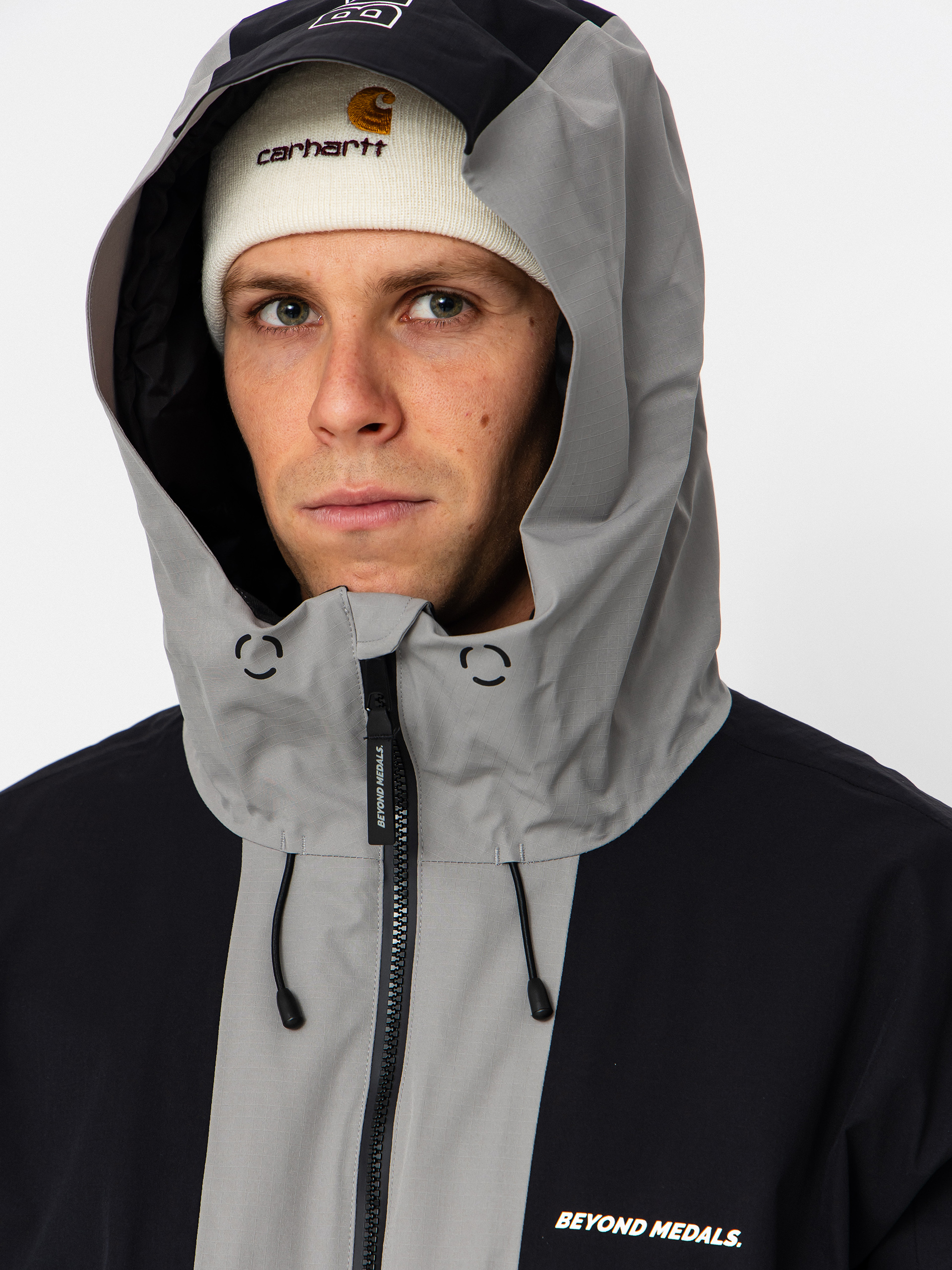 Мъжки Сноуборд яке Beyond Medals Fullzip 2L (grey)