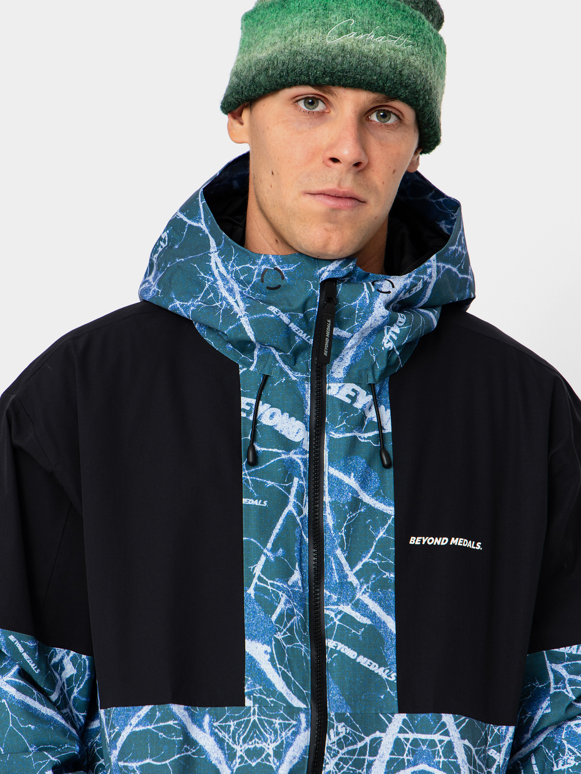 Мъжки Сноуборд яке Beyond Medals Fullzip Shirakaba 2L (print)
