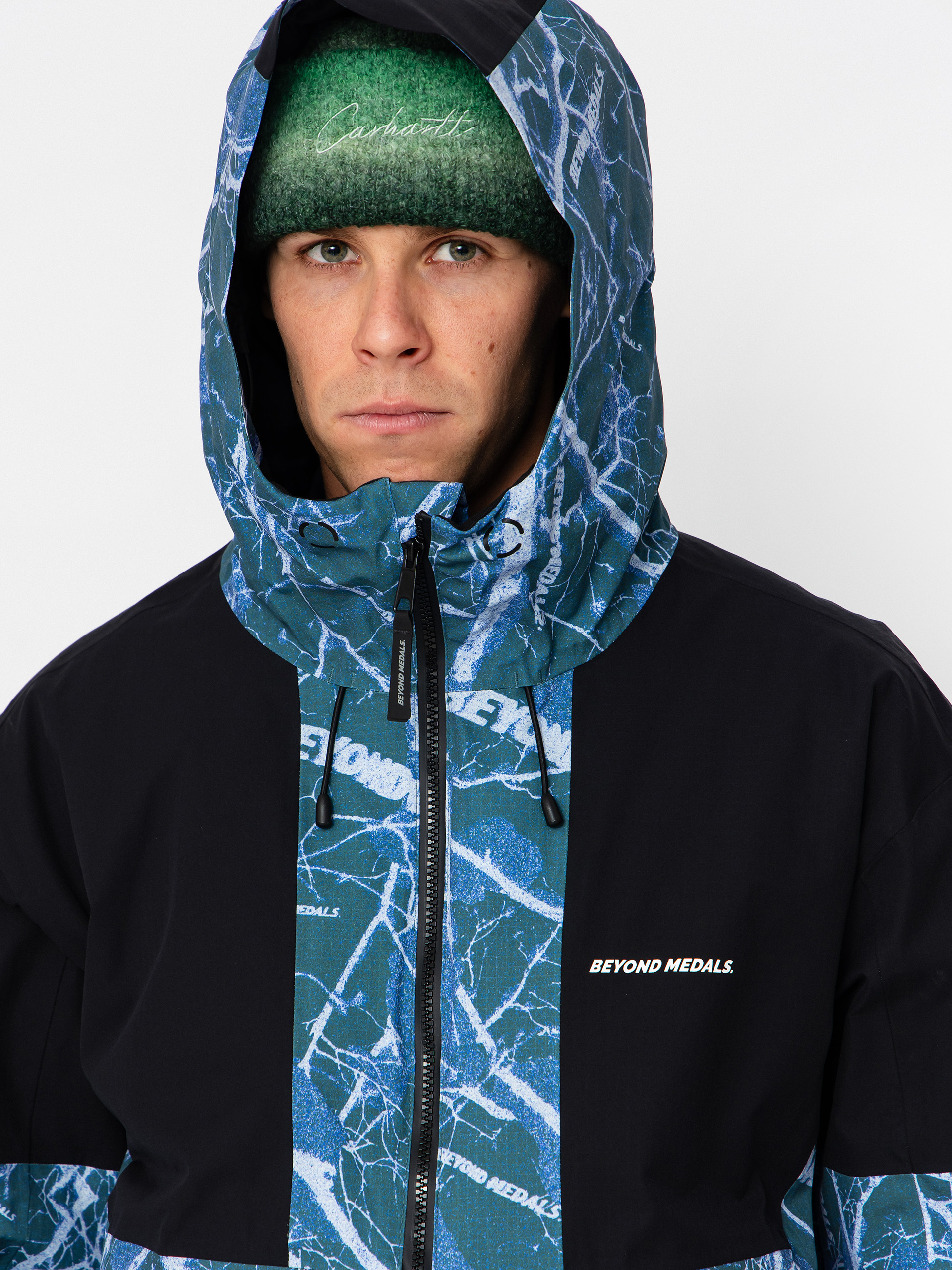 Мъжки Сноуборд яке Beyond Medals Fullzip Shirakaba 2L (print)