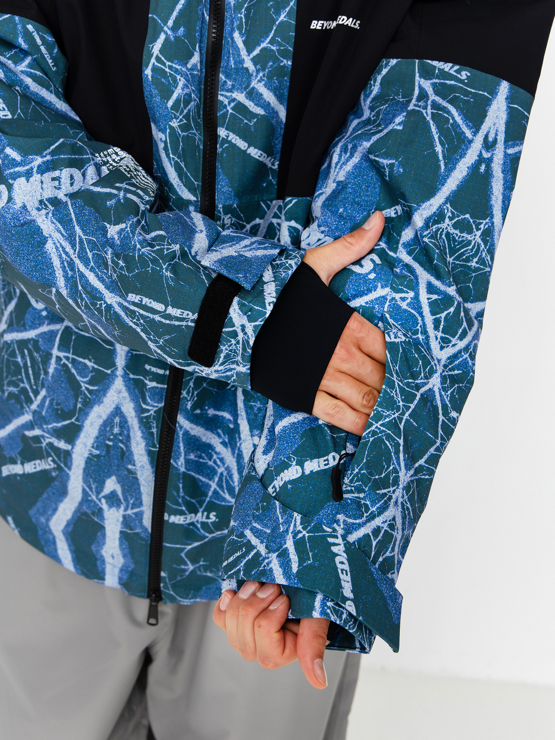 Мъжки Сноуборд яке Beyond Medals Fullzip Shirakaba 2L (print)