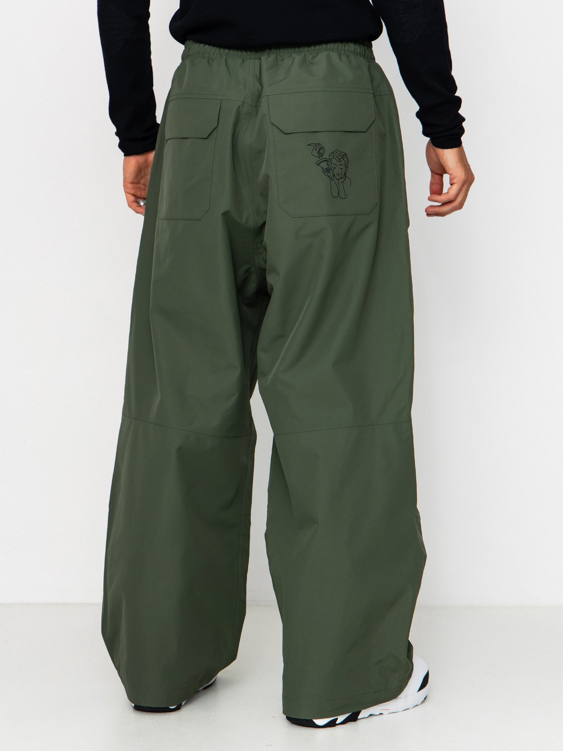 Мъжко Сноуборд панталони Beyond Medals Park (dark green)