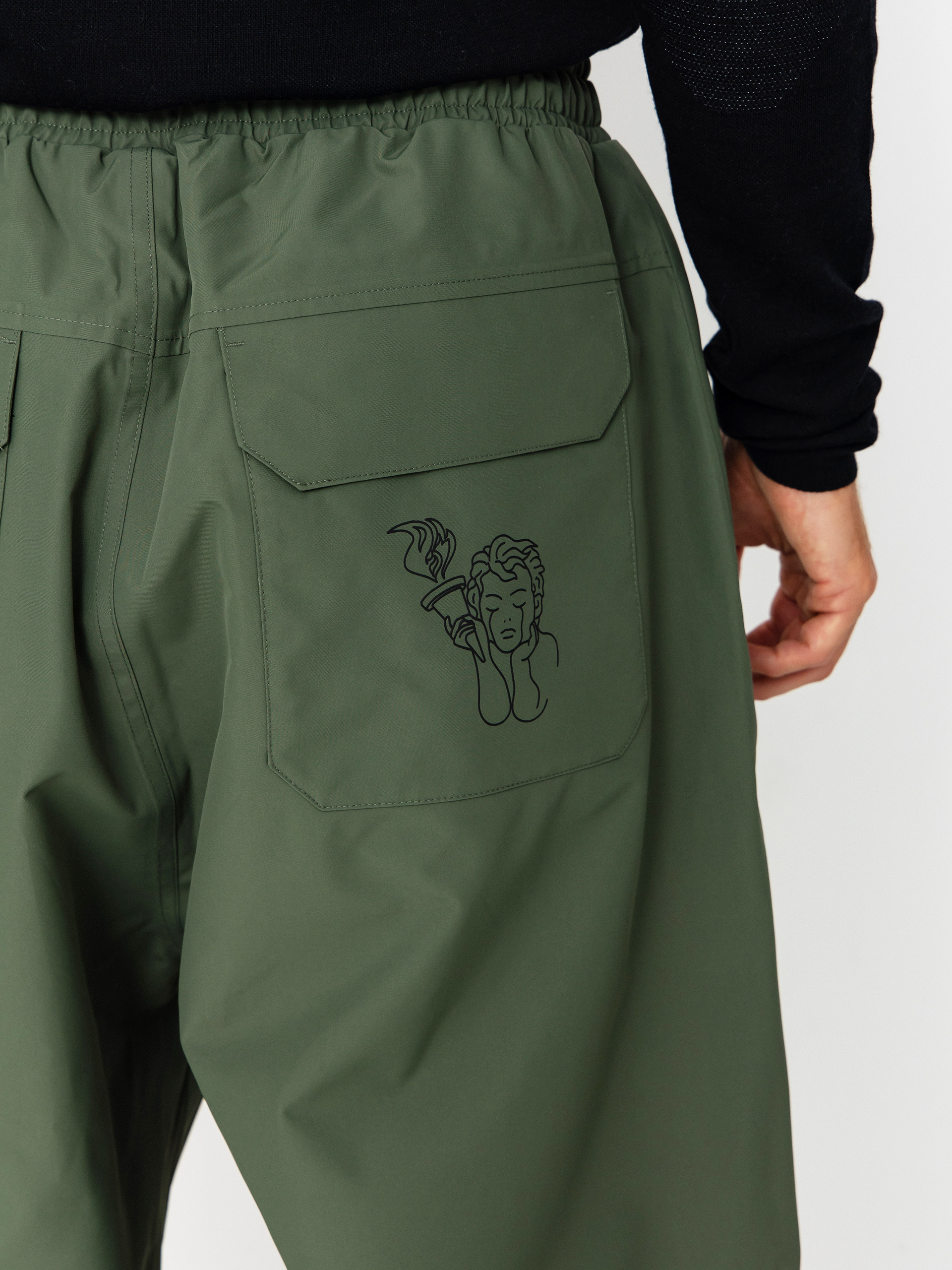 Мъжко Сноуборд панталони Beyond Medals Park (dark green)