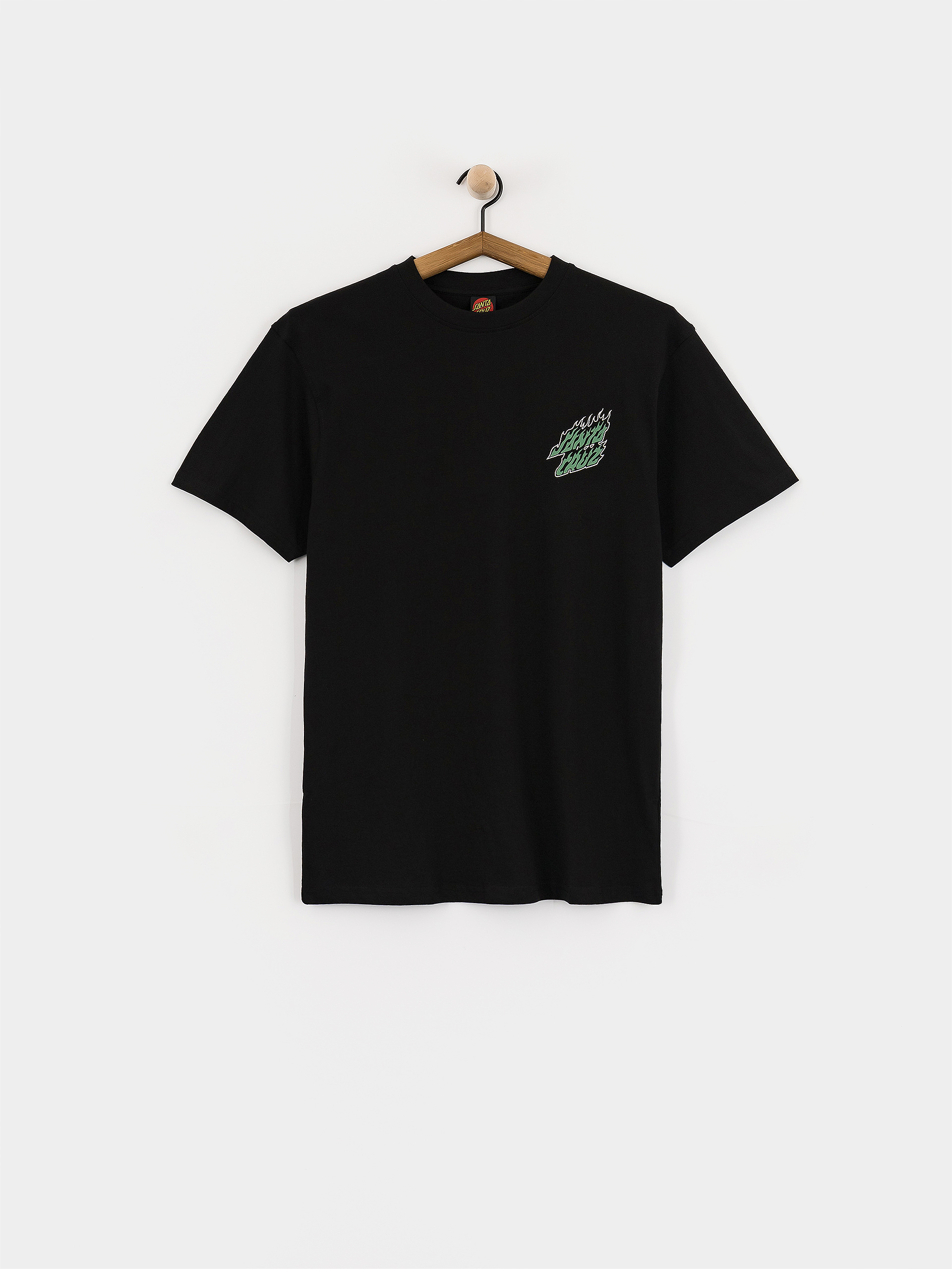 Тениска Santa Cruz Wired Flame Dot Chest (black)