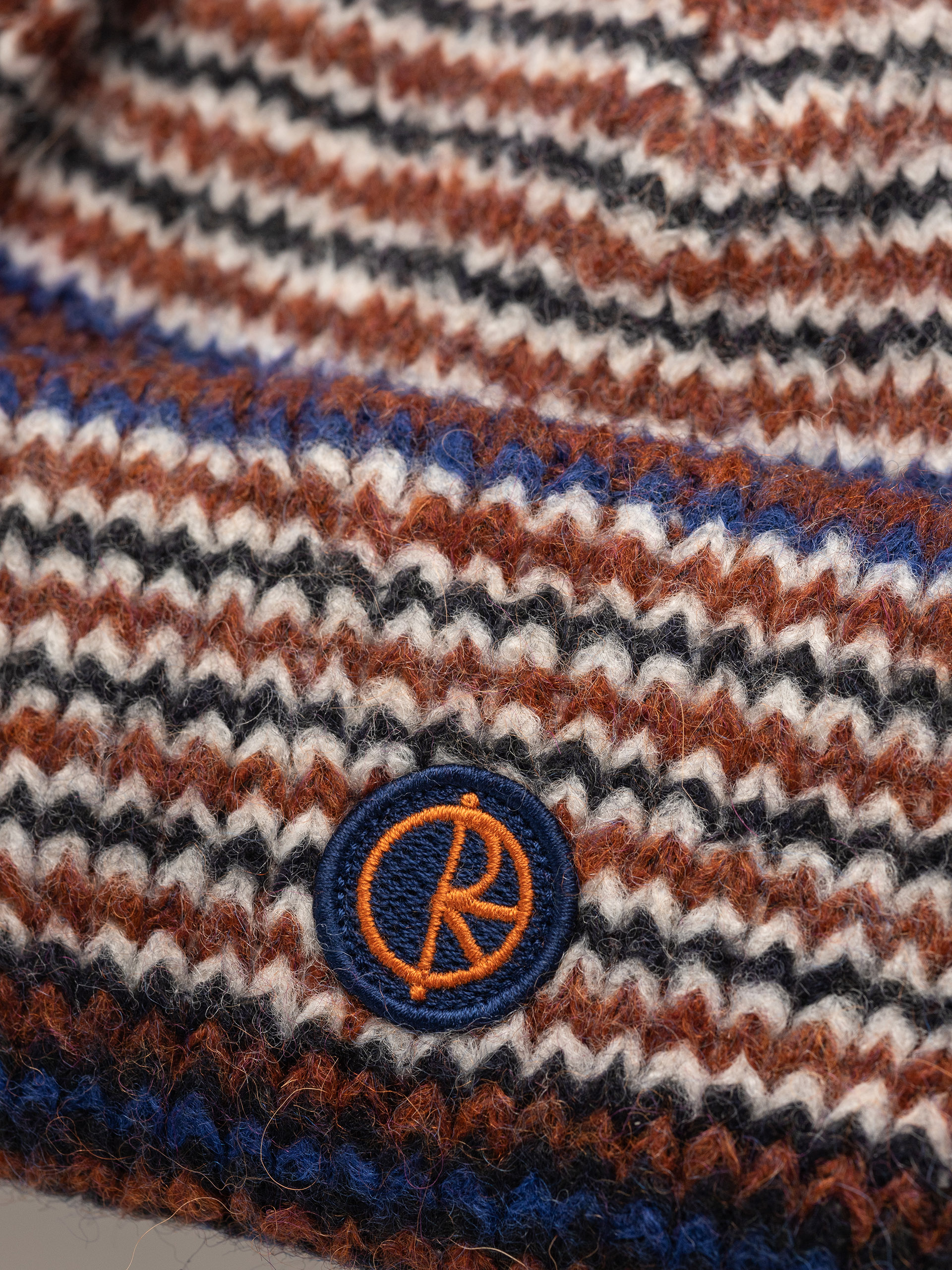 Шапка Polar Skate George (blue/orange)