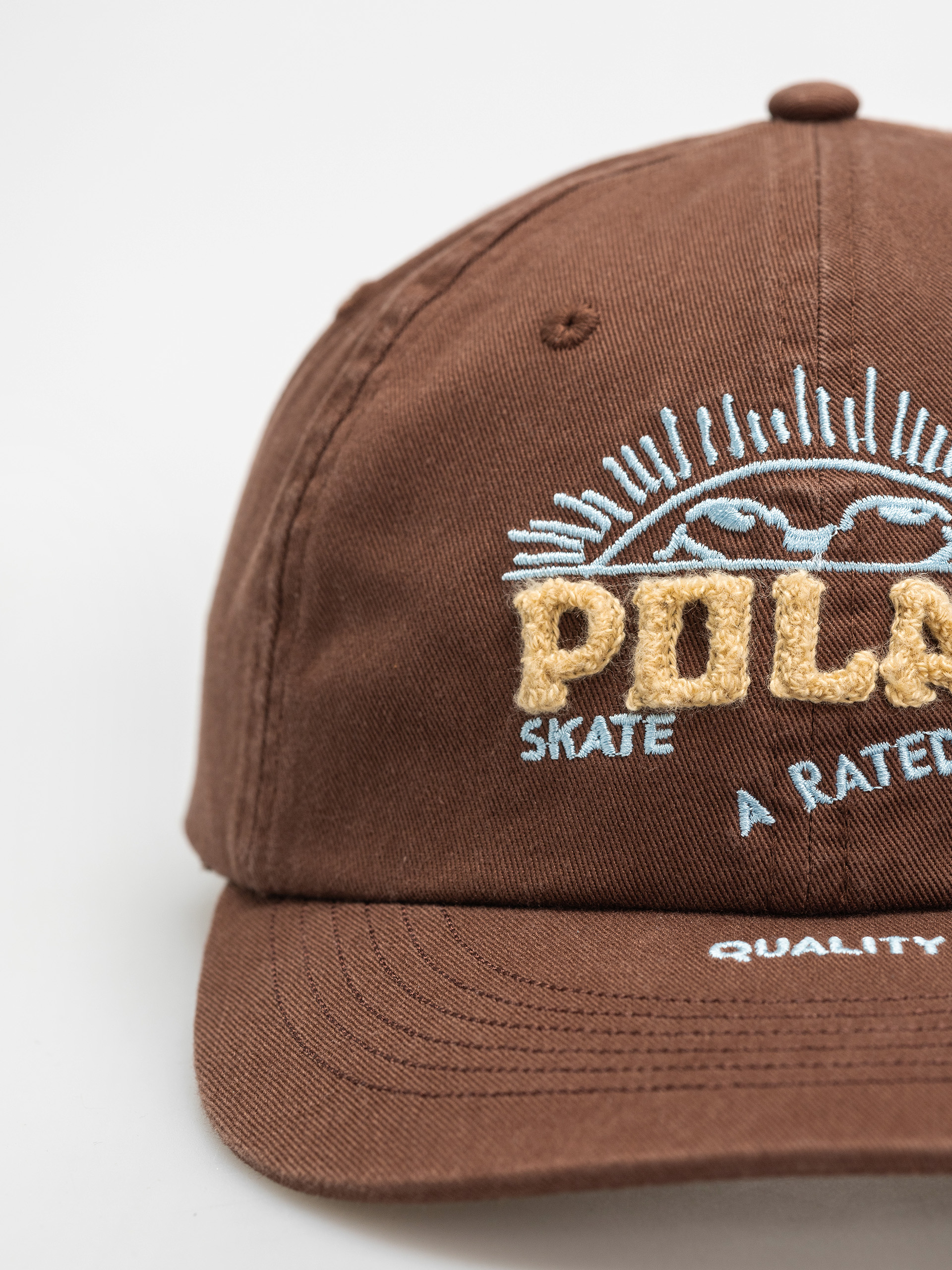 Шапка с козирка Polar Skate Ramy Cheeky Sun (brown)