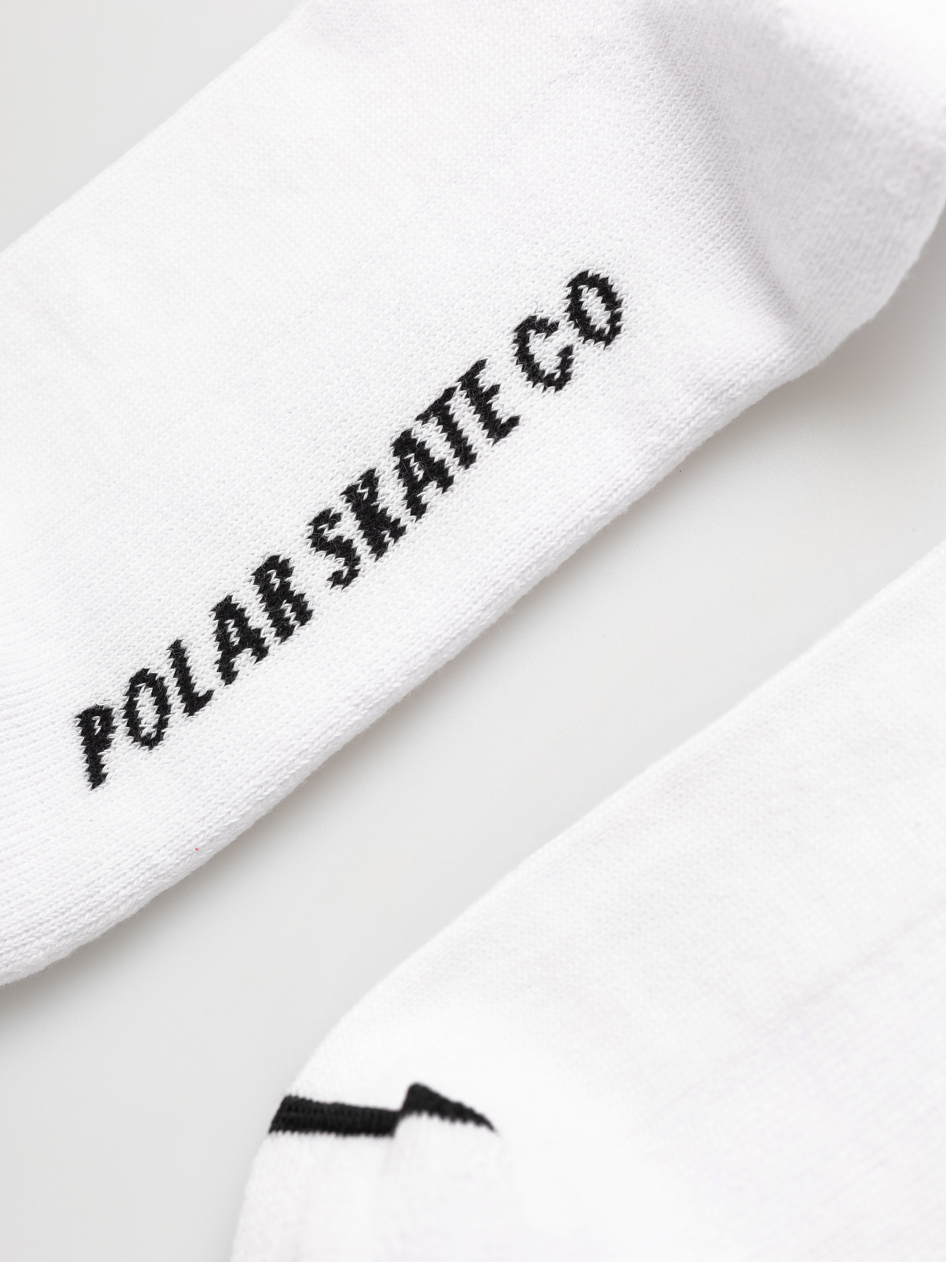 Чорапи Polar Skate Rib 2 Stripes (white/black)