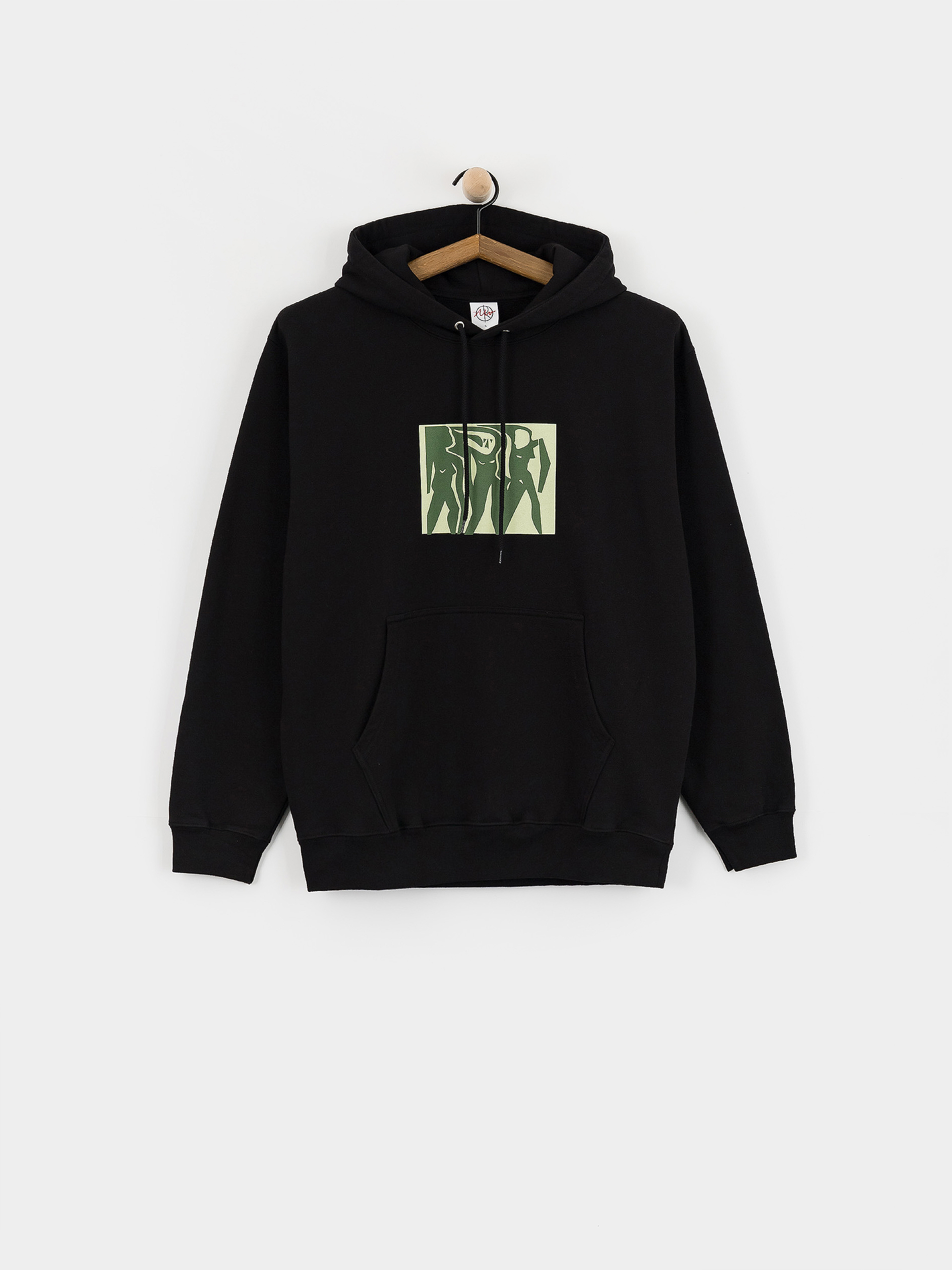 Суитшърт с качулка Polar Skate Dave Cut Outs HD (black)