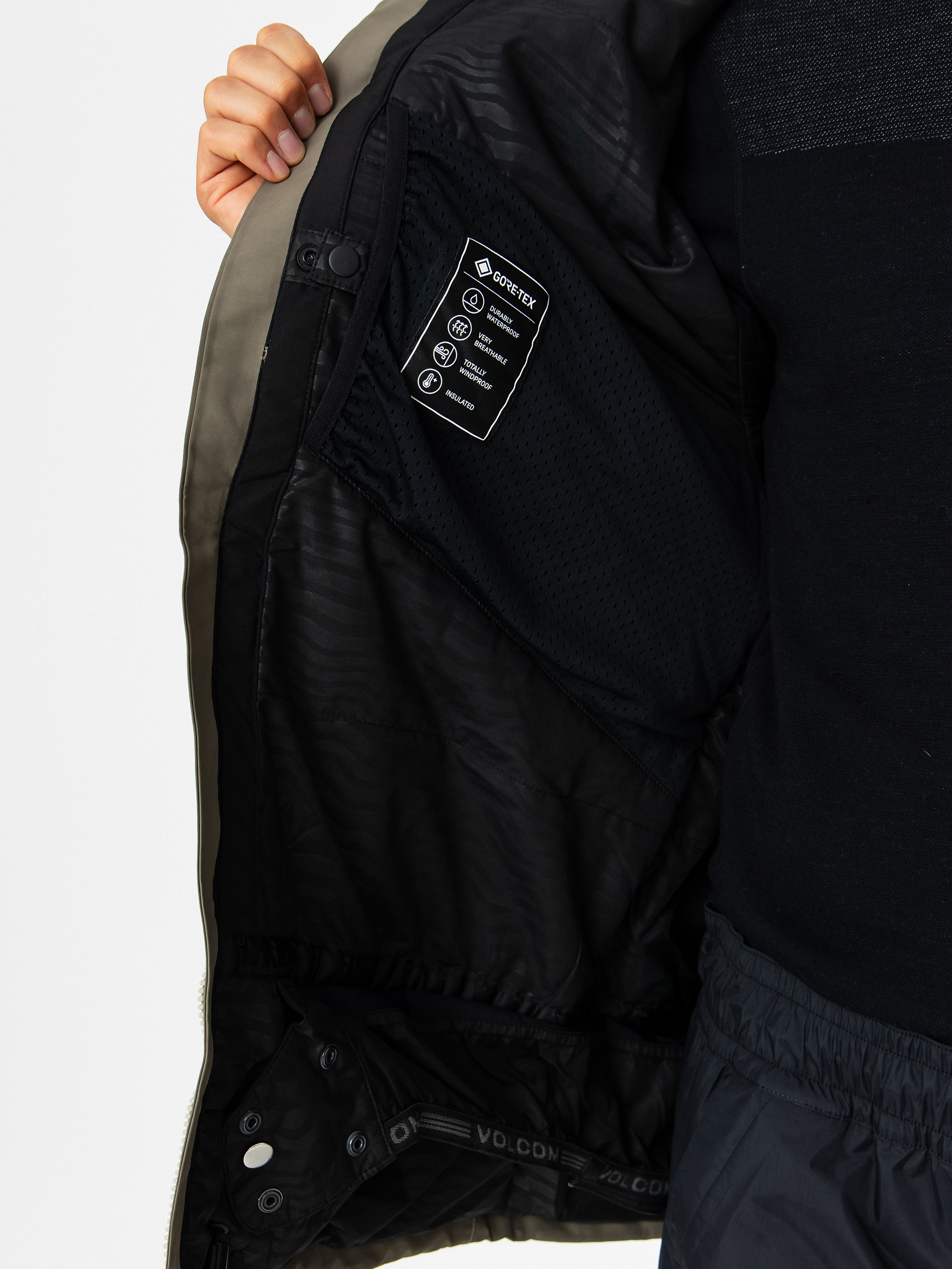 Мъжки Сноуборд яке Volcom L Ins Gore Tex (moss green)