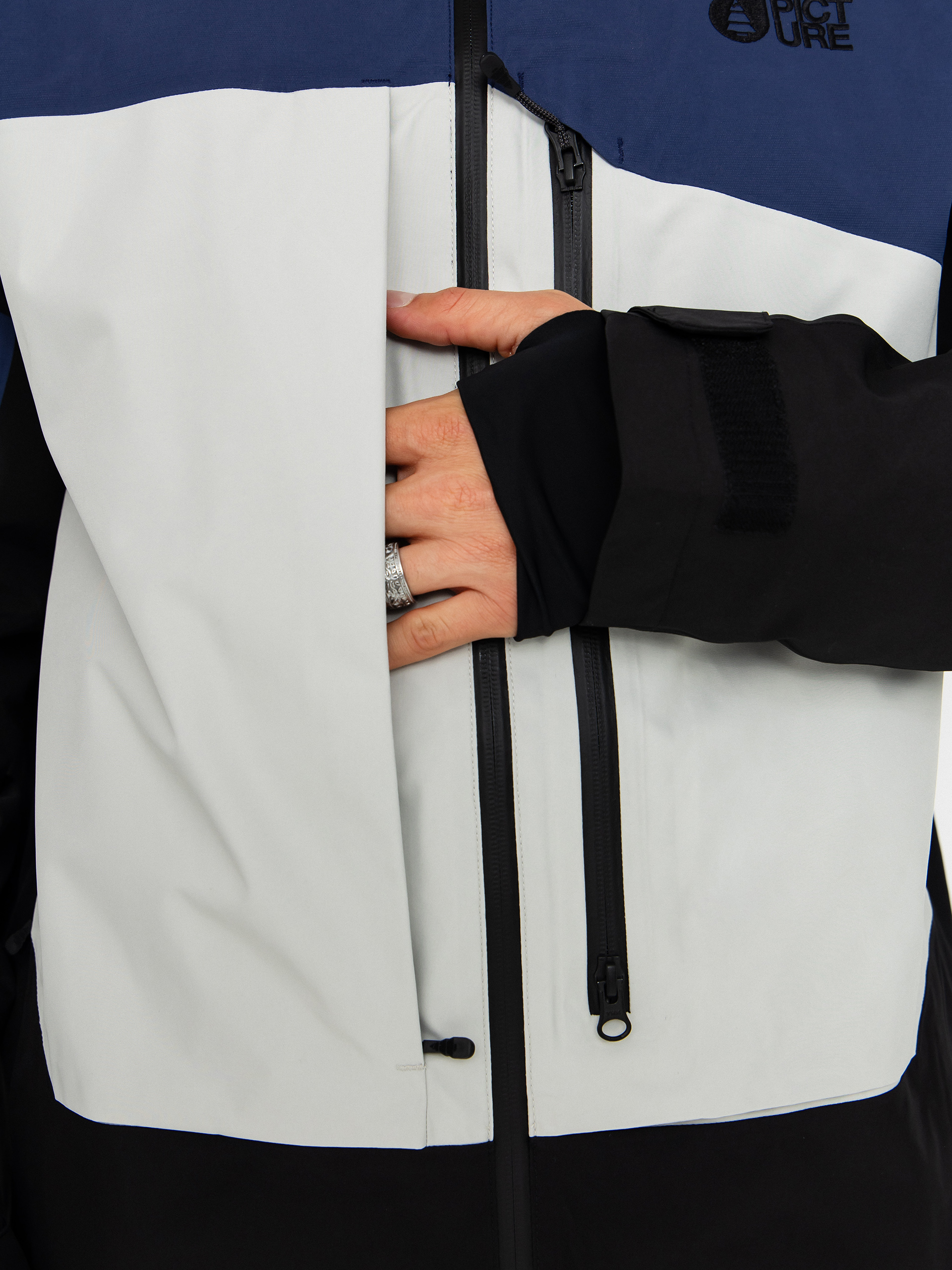 Мъжки Сноуборд яке Picture Lassen Gore Tex 2L (vapor grey)