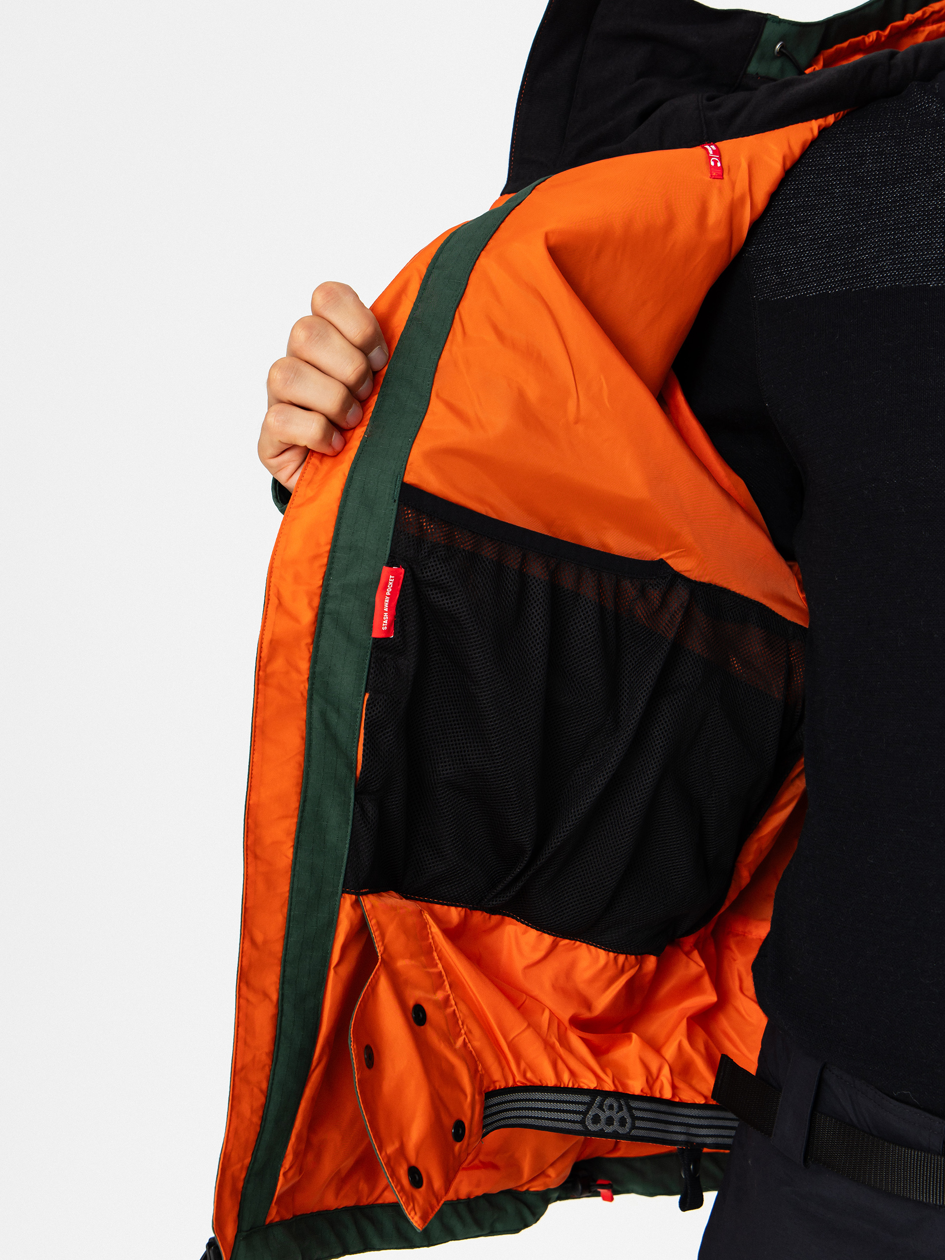 Мъжки Сноуборд яке 686 Dojo (moss green ripstop)