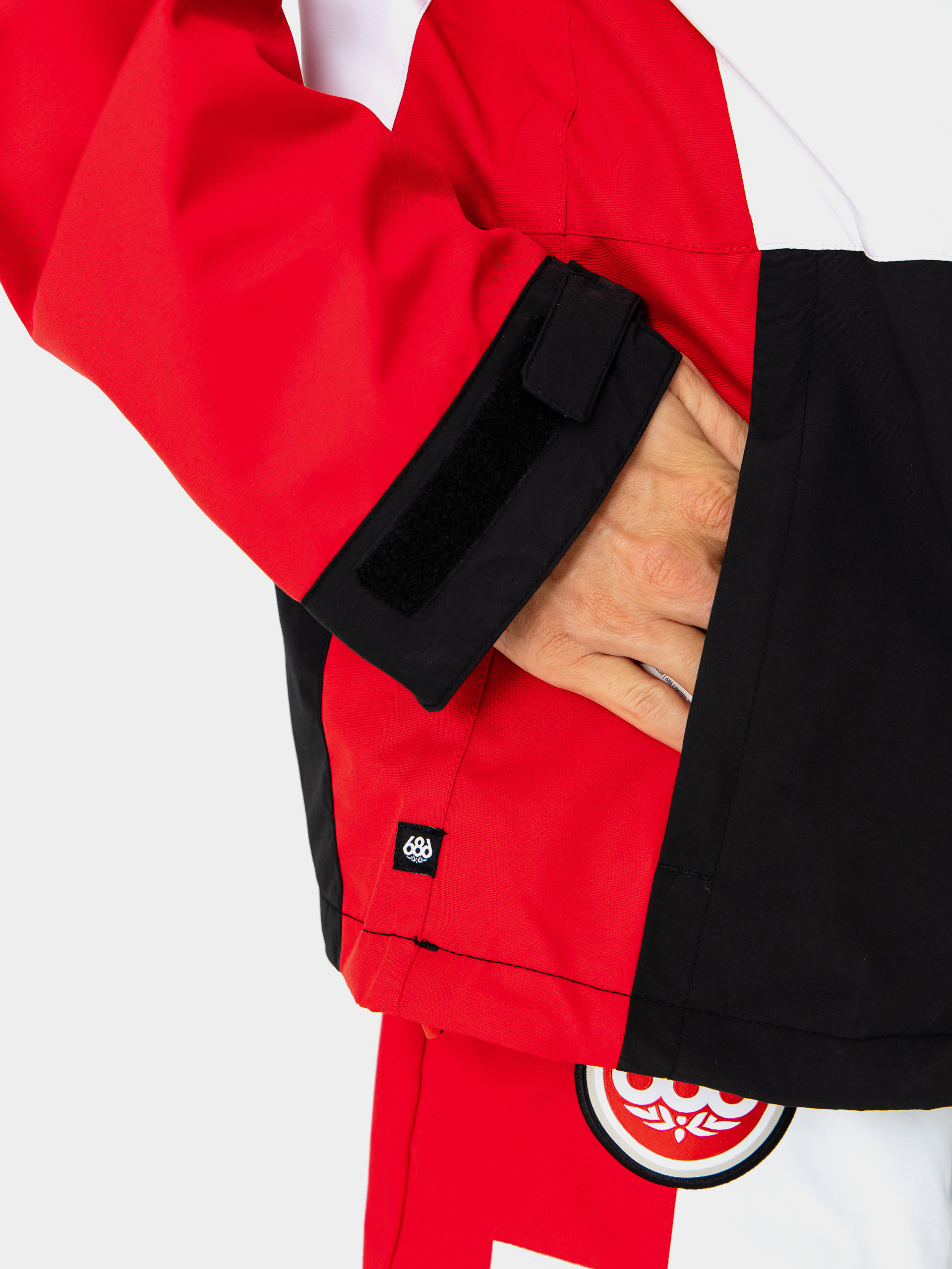 Мъжки Сноуборд яке 686 X ASSC F1 Anorak (assc white colorblock)