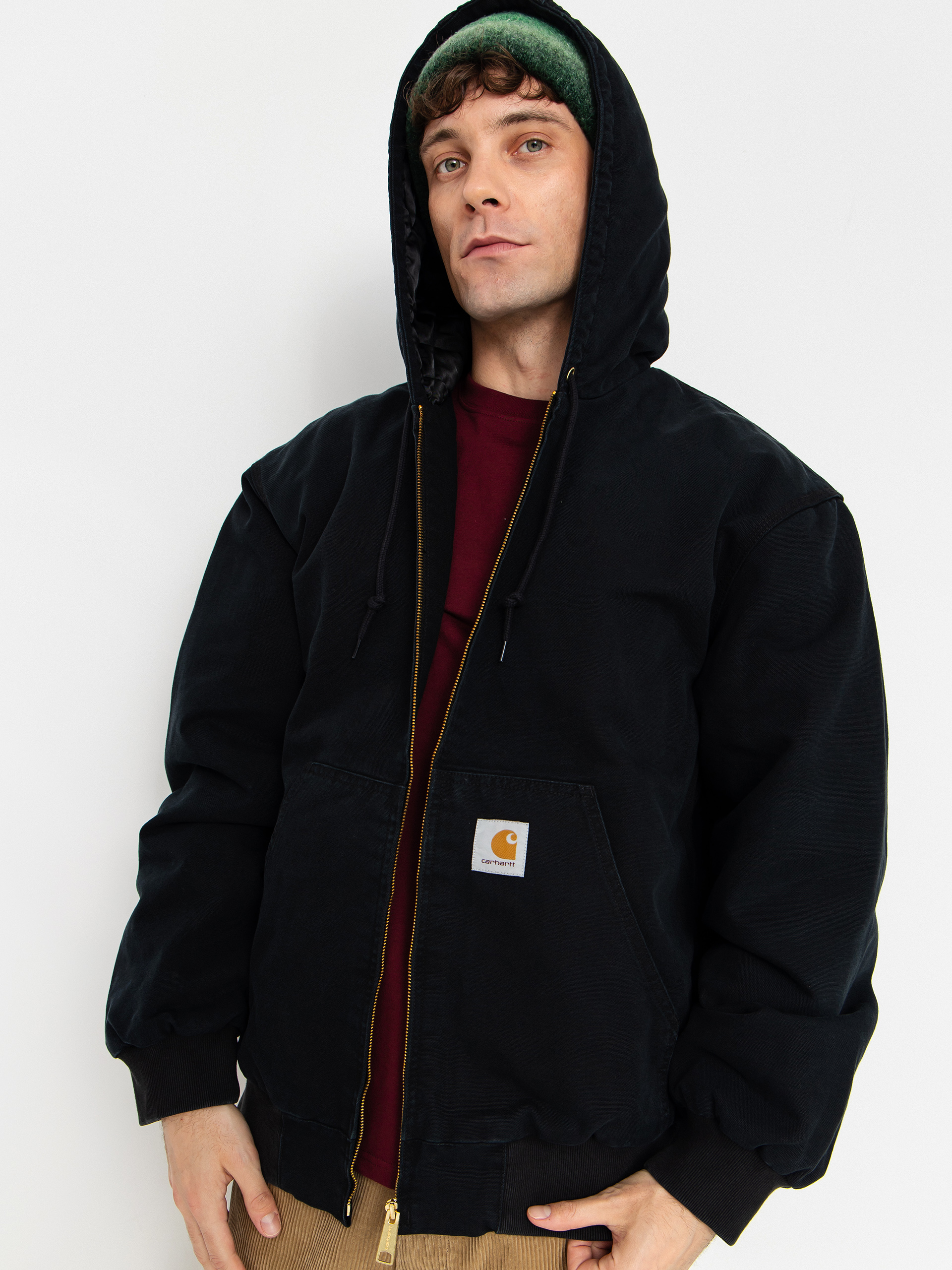 Яке Carhartt WIP OG Active (black/stone canvas)