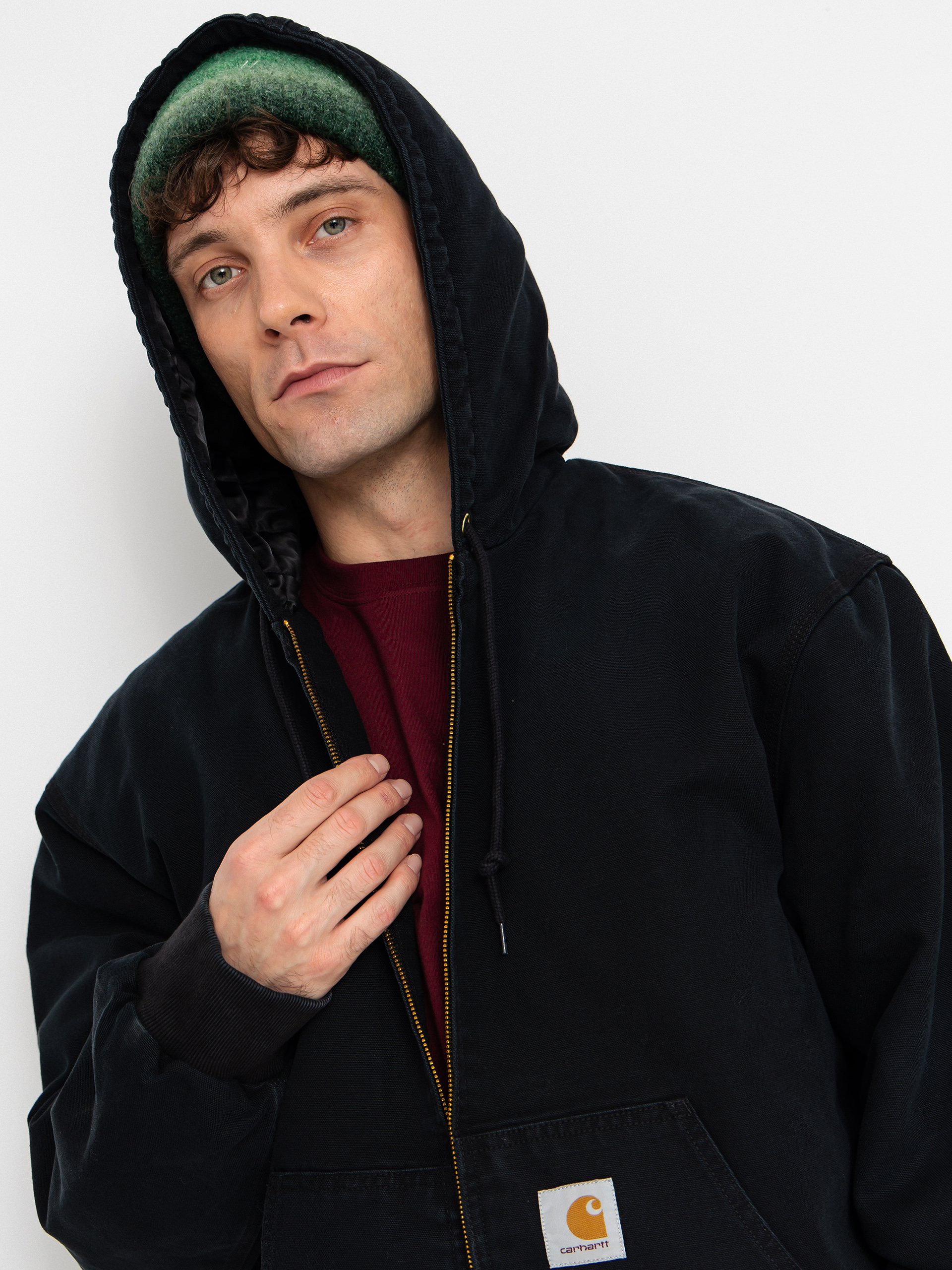 Яке Carhartt WIP OG Active (black/stone canvas)