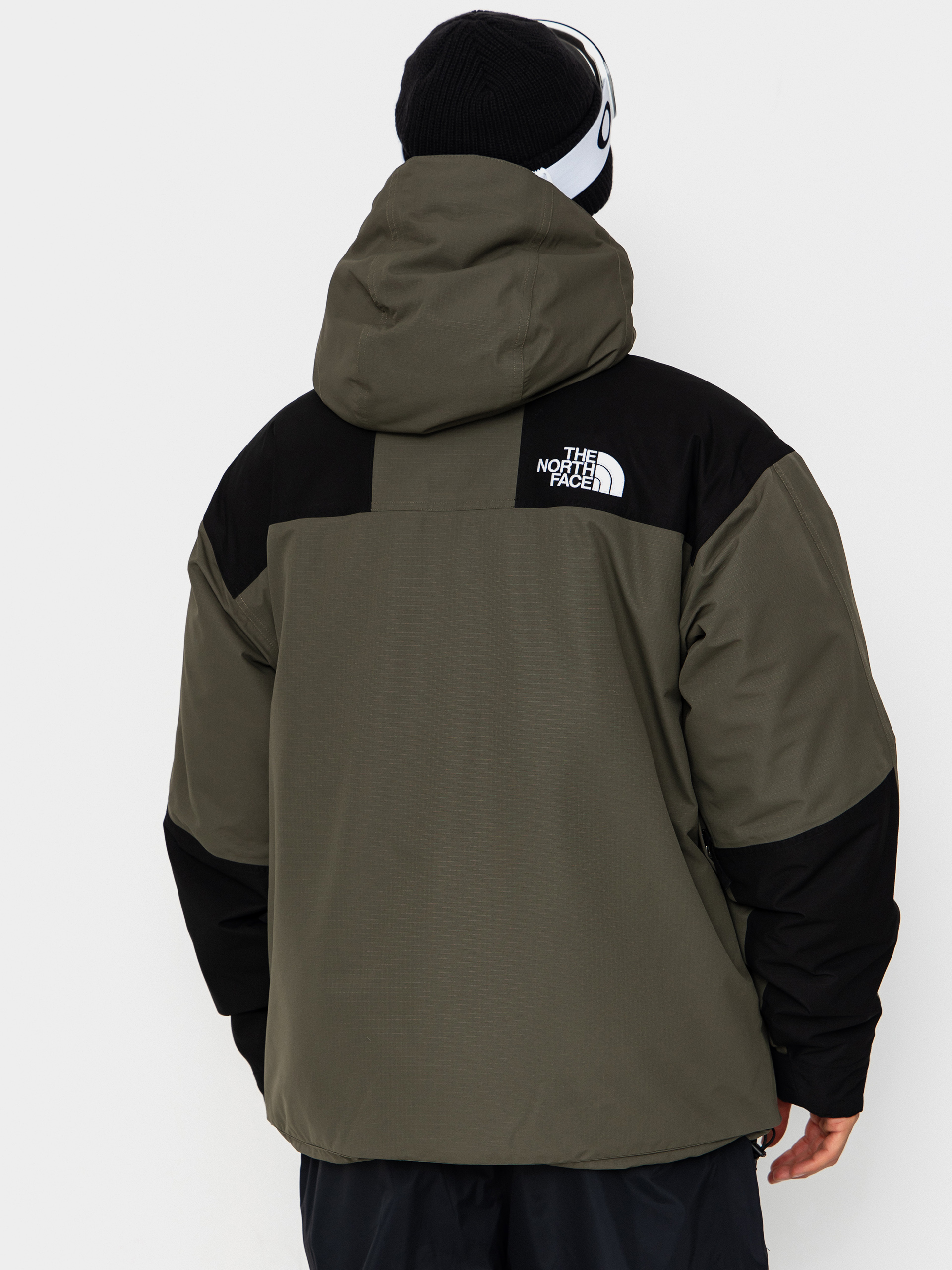 Яке The North Face Mountain Down (new taupe green/tnf black)