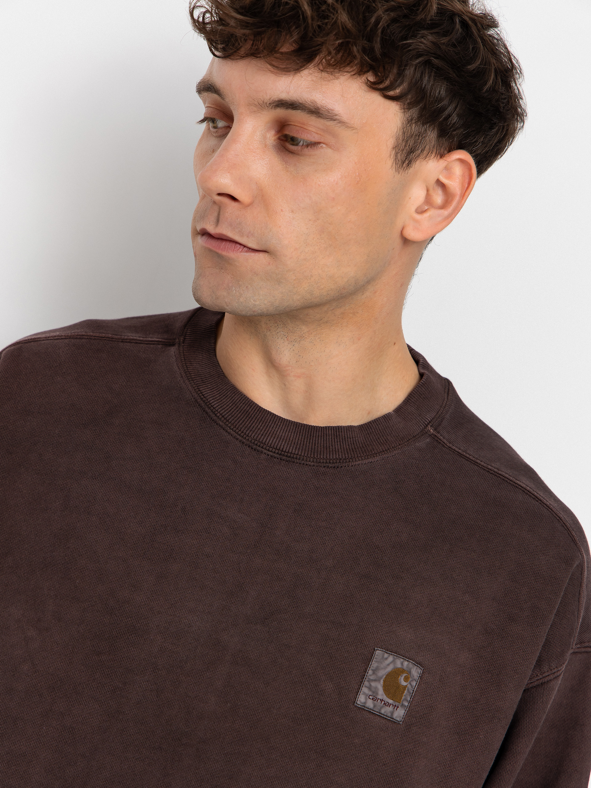 Суитшърт Carhartt WIP Vista (palisander/garment dyed)